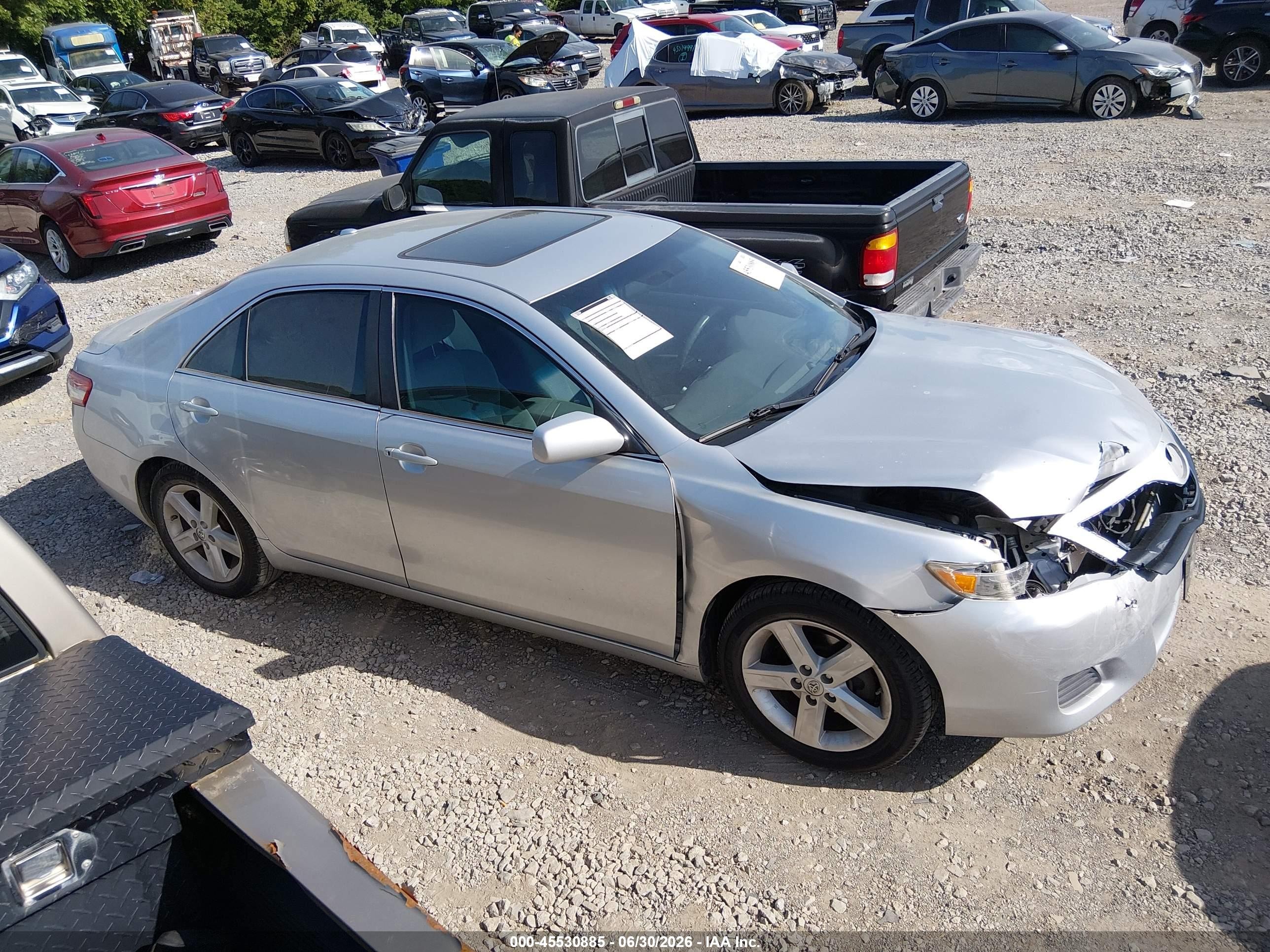 2011 Toyota Camry   Silver vin: 4T4BF3EK2BR145573
