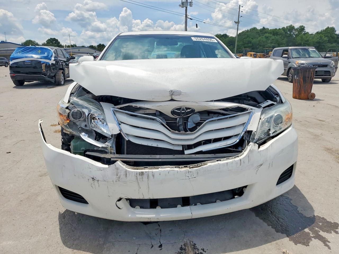 2011 Toyota Camry Le White vin: 4T4BF3EK2BR180534