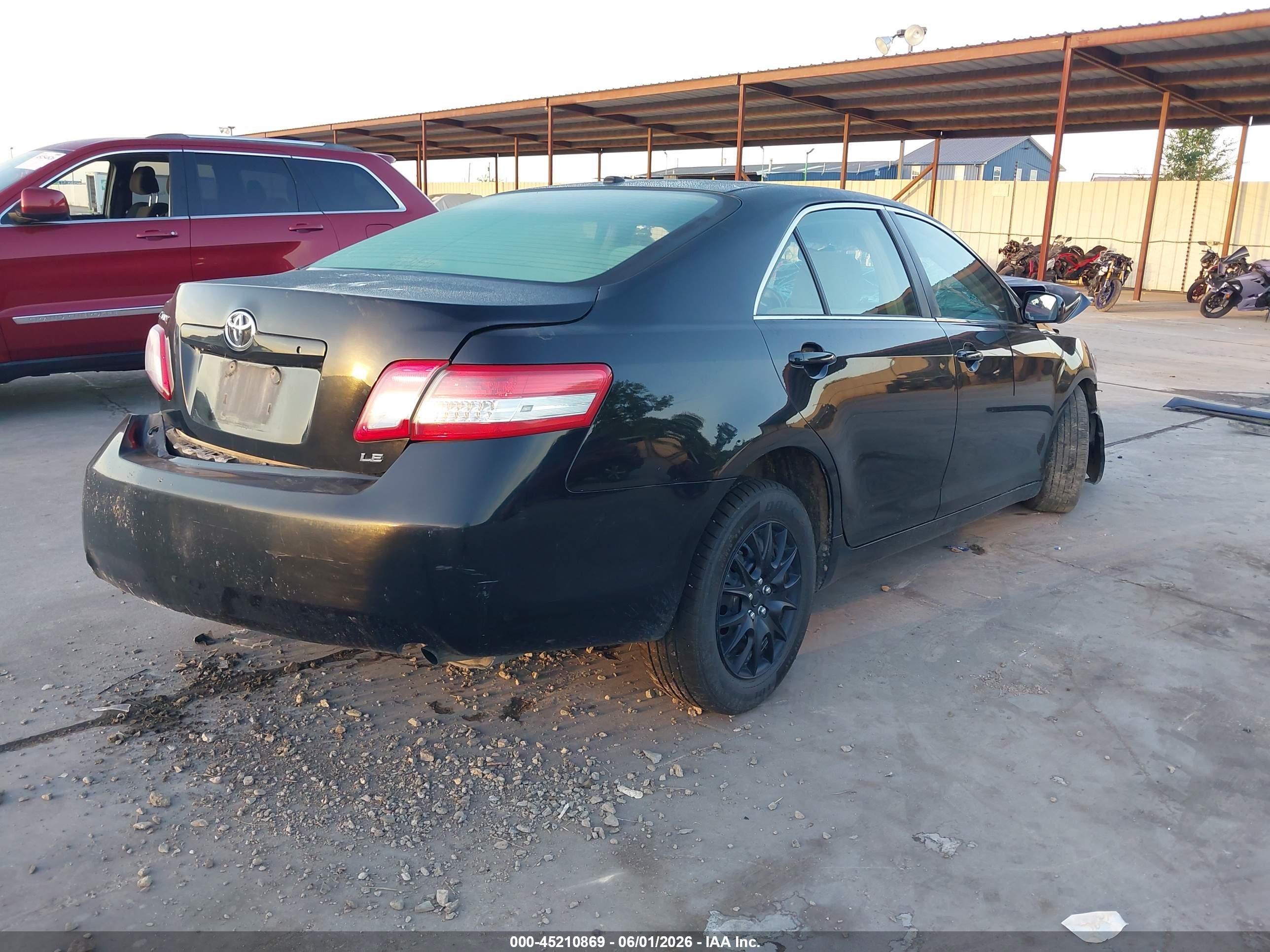 2011 Toyota Camry Le Black vin: 4T4BF3EK2BR185944