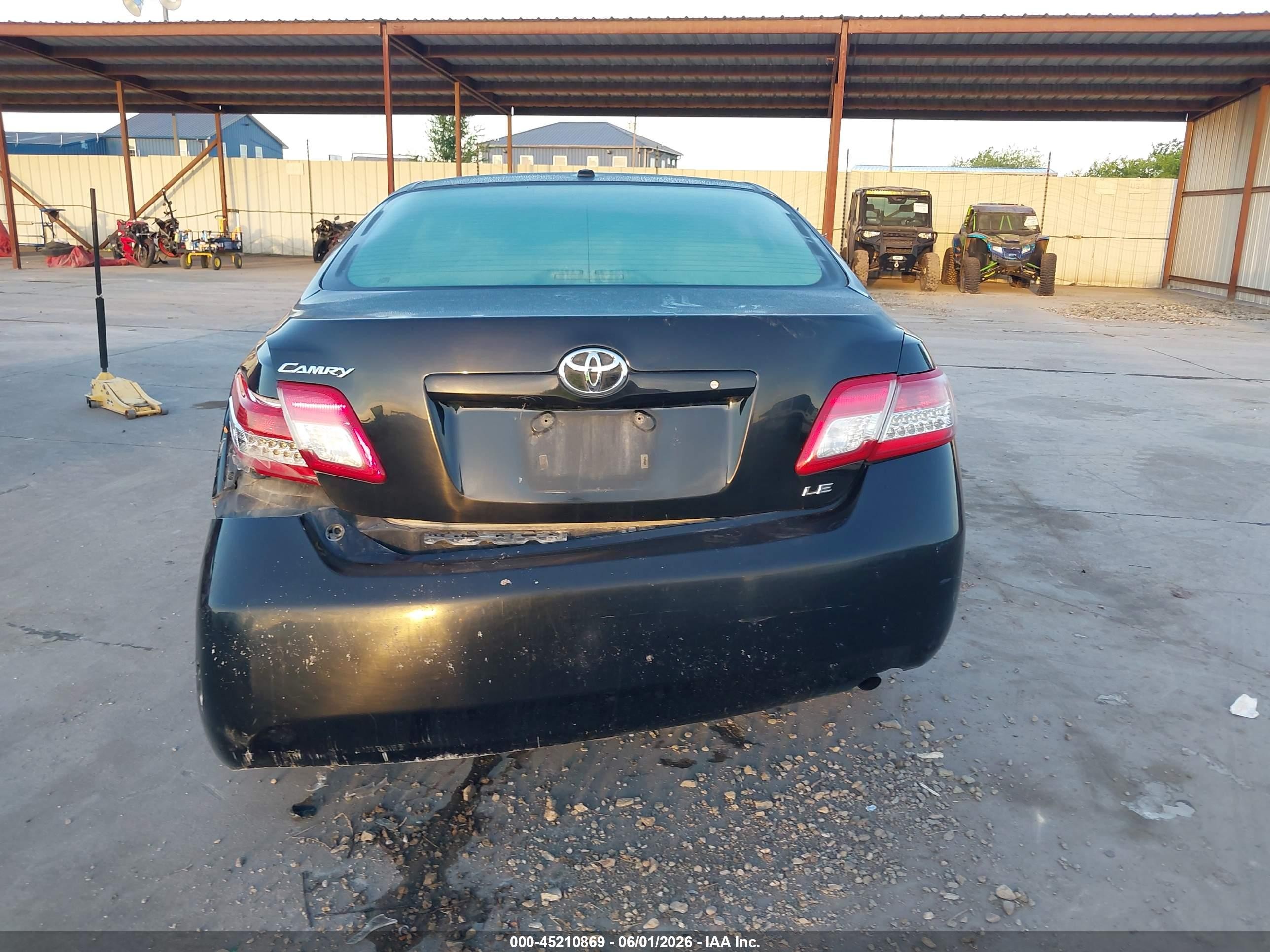 2011 Toyota Camry Le Black vin: 4T4BF3EK2BR185944