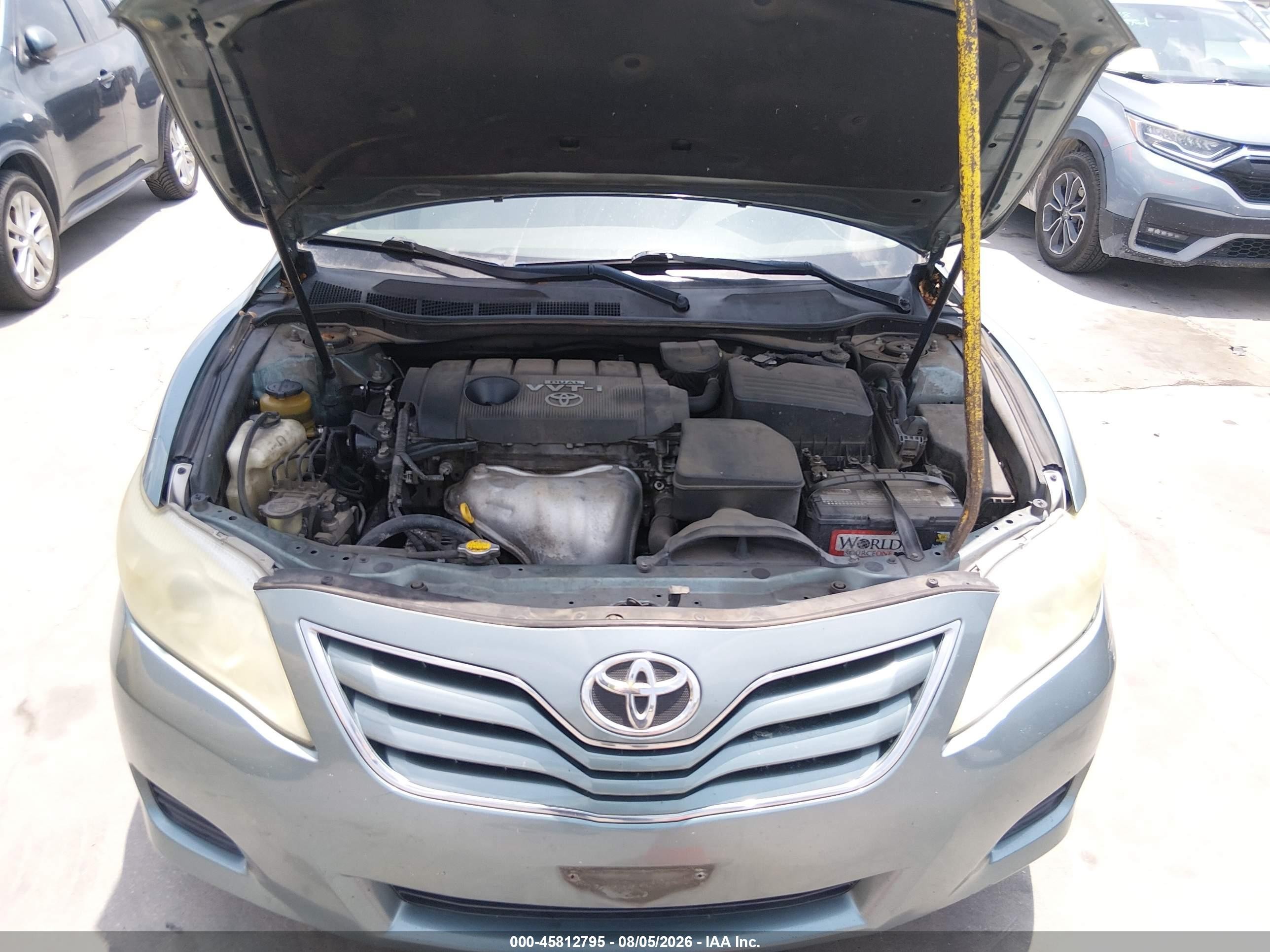 2010 Toyota Camry Le Бирюзовый vin: 4T4BF3EK3AR050891