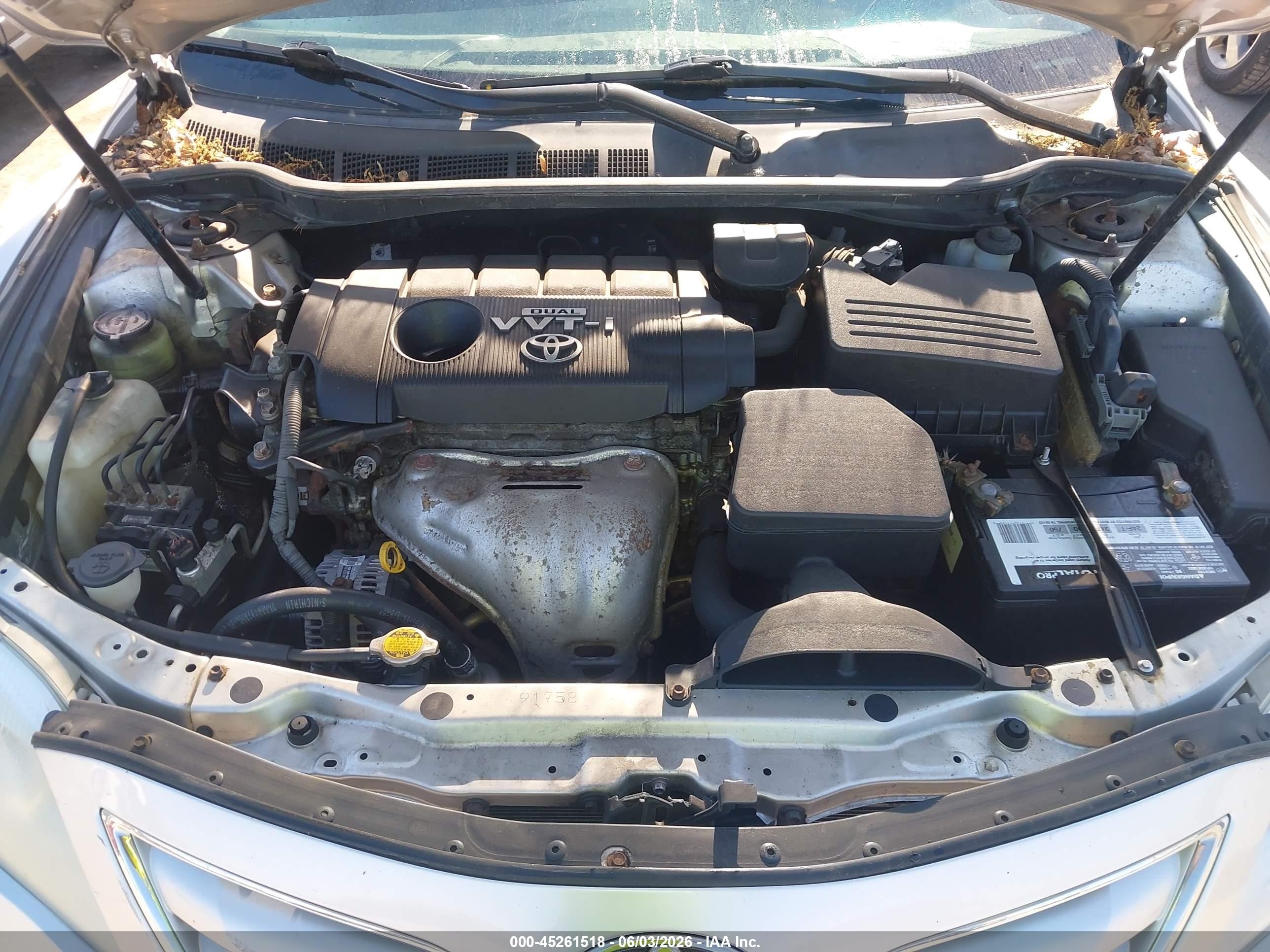 2010 Toyota Camry Se/le/xle Silver vin: 4T4BF3EK3AR053726
