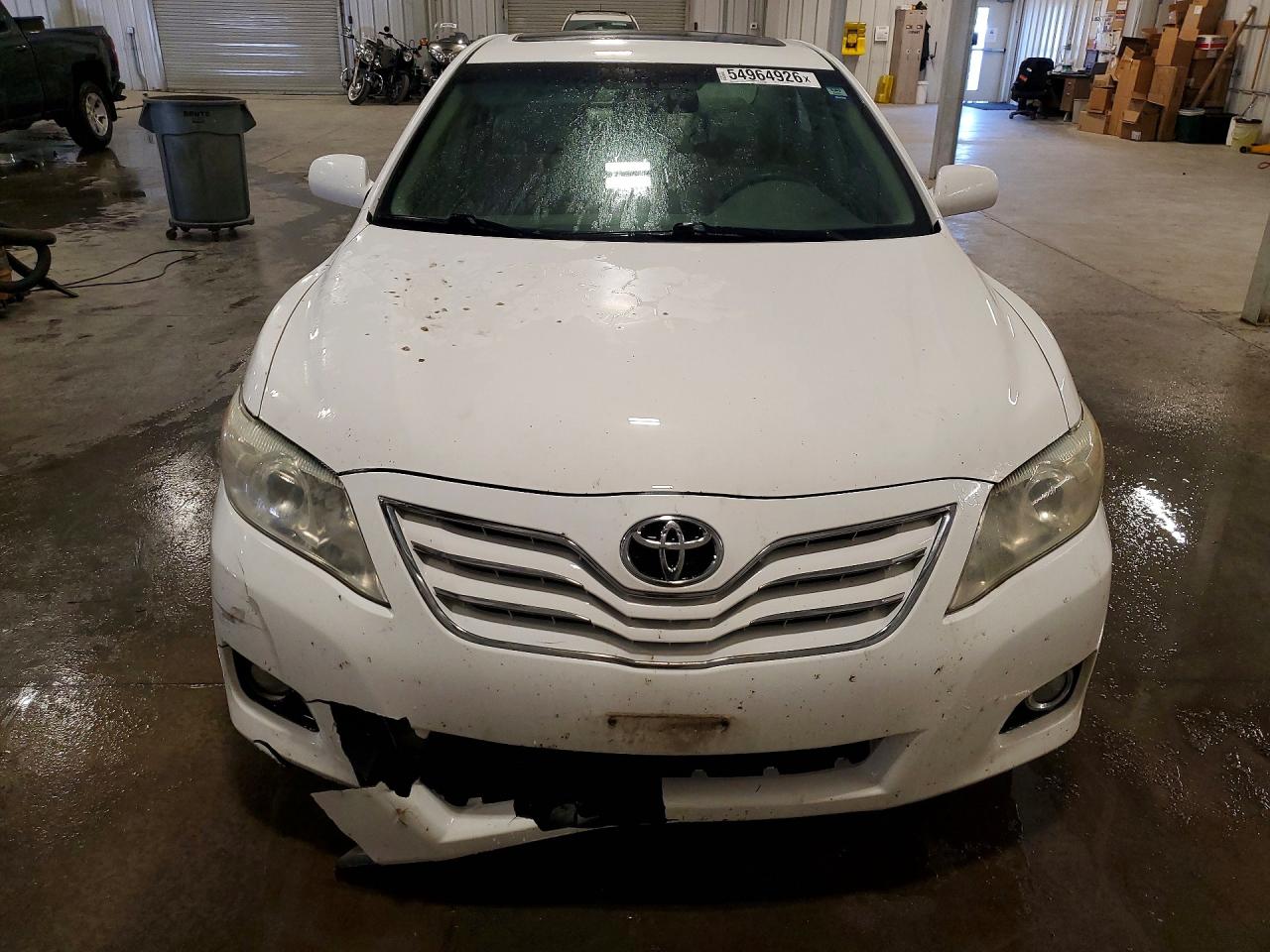 2010 Toyota Camry Xle White vin: 4T4BF3EK3AR075127