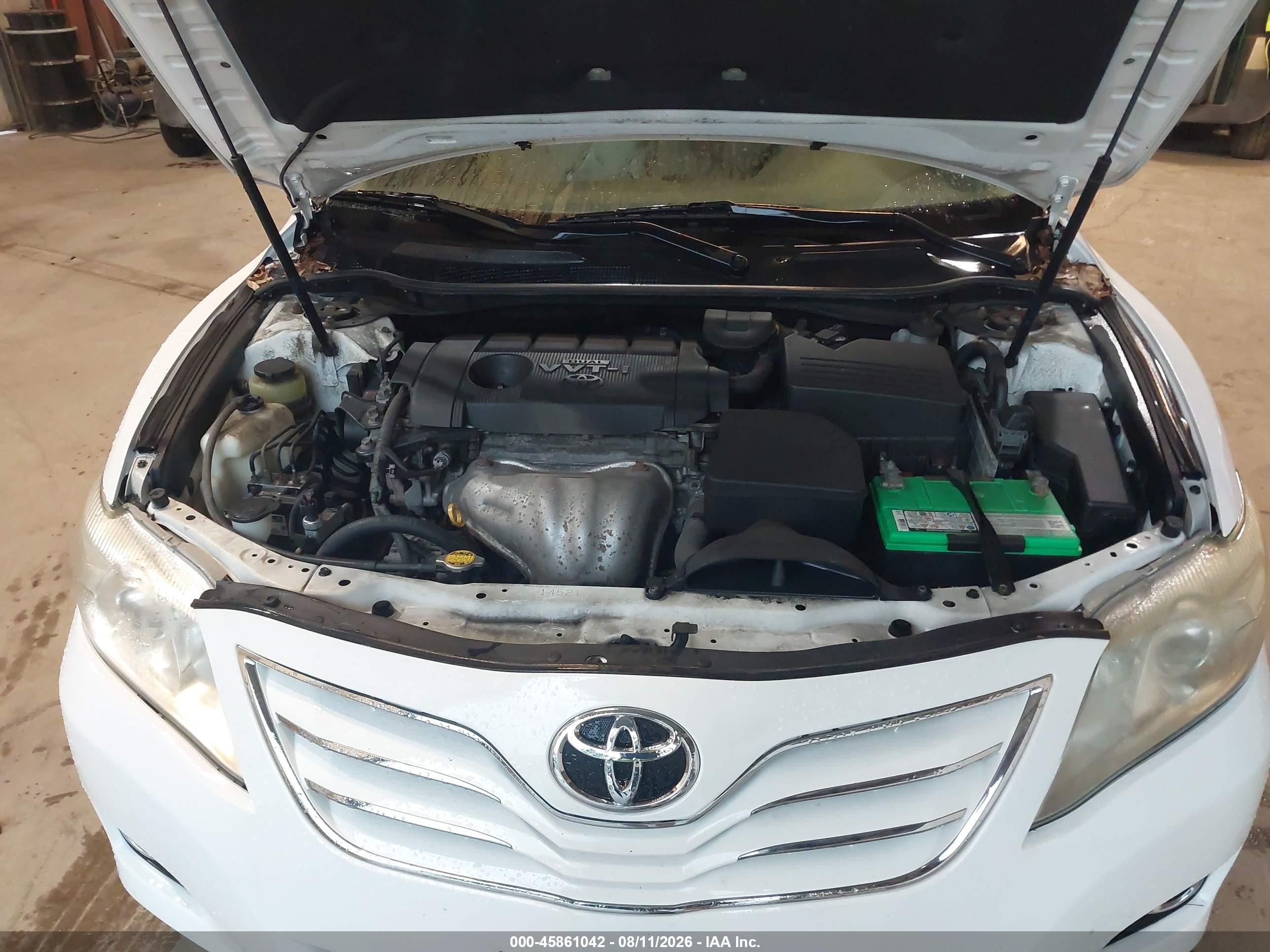 2010 Toyota Camry Xle Белый vin: 4T4BF3EK3AR076486