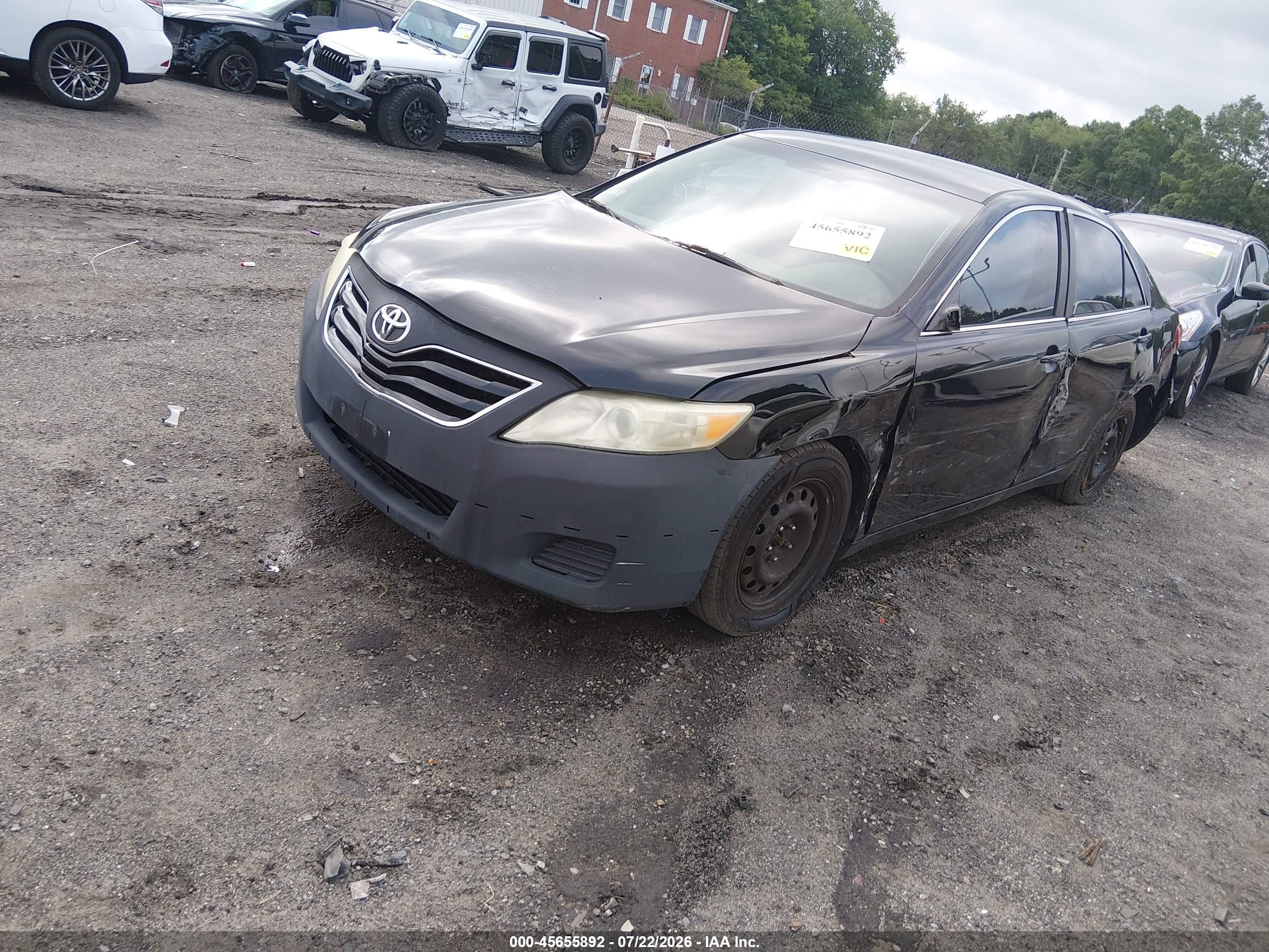 2011 Toyota Camry   Black vin: 4T4BF3EK3BR089272