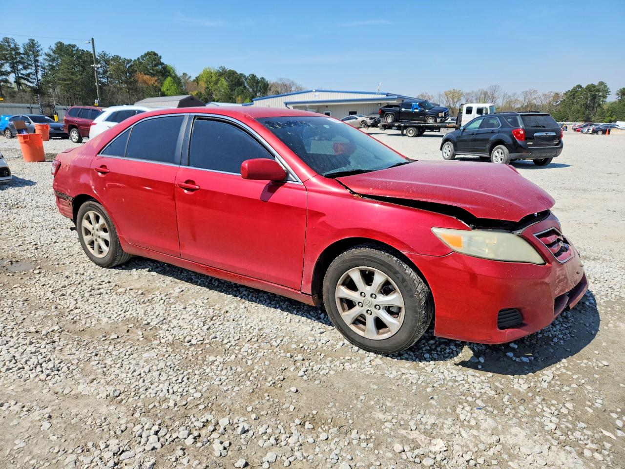 2011 Toyota Camry Le Красный vin: 4T4BF3EK3BR098764