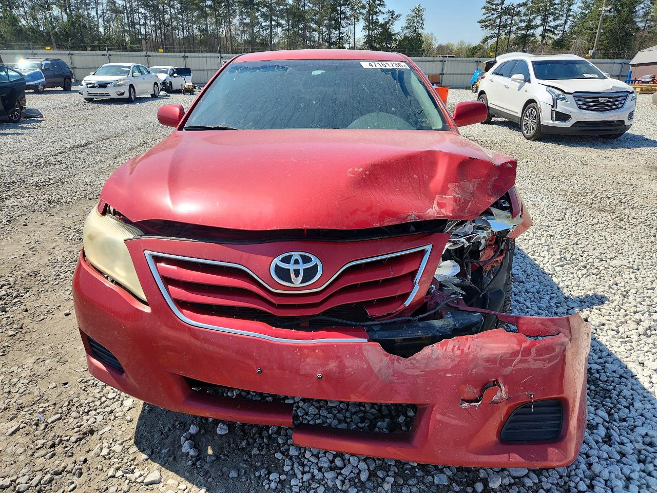 2011 Toyota Camry Le Красный vin: 4T4BF3EK3BR098764