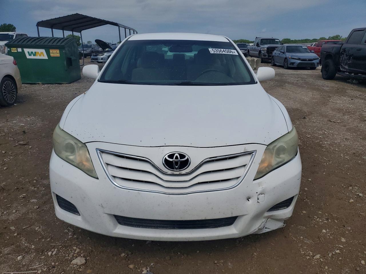 2011 Toyota Camry Le White vin: 4T4BF3EK3BR112419