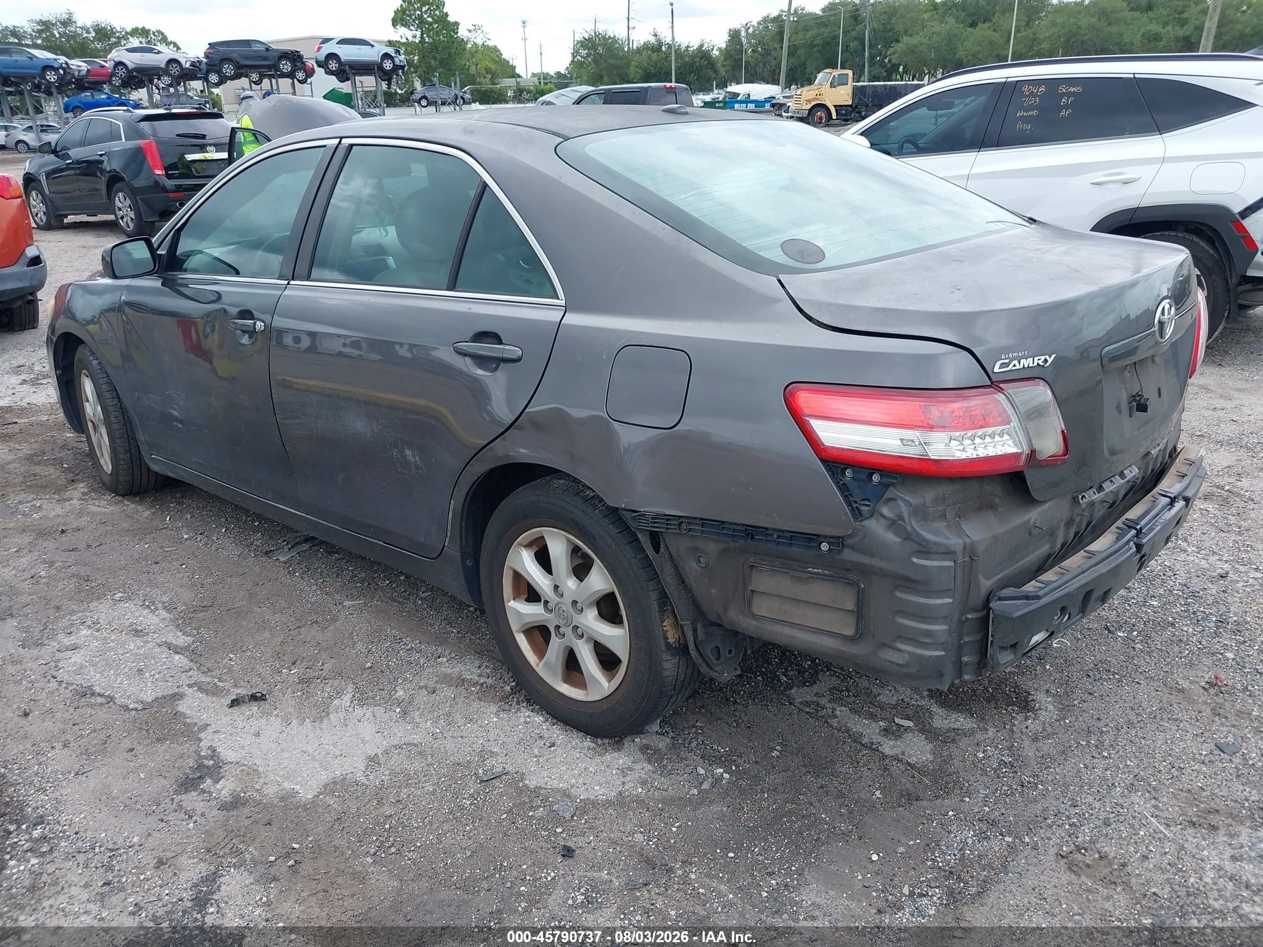2011 Toyota Camry Le Black vin: 4T4BF3EK3BR177352
