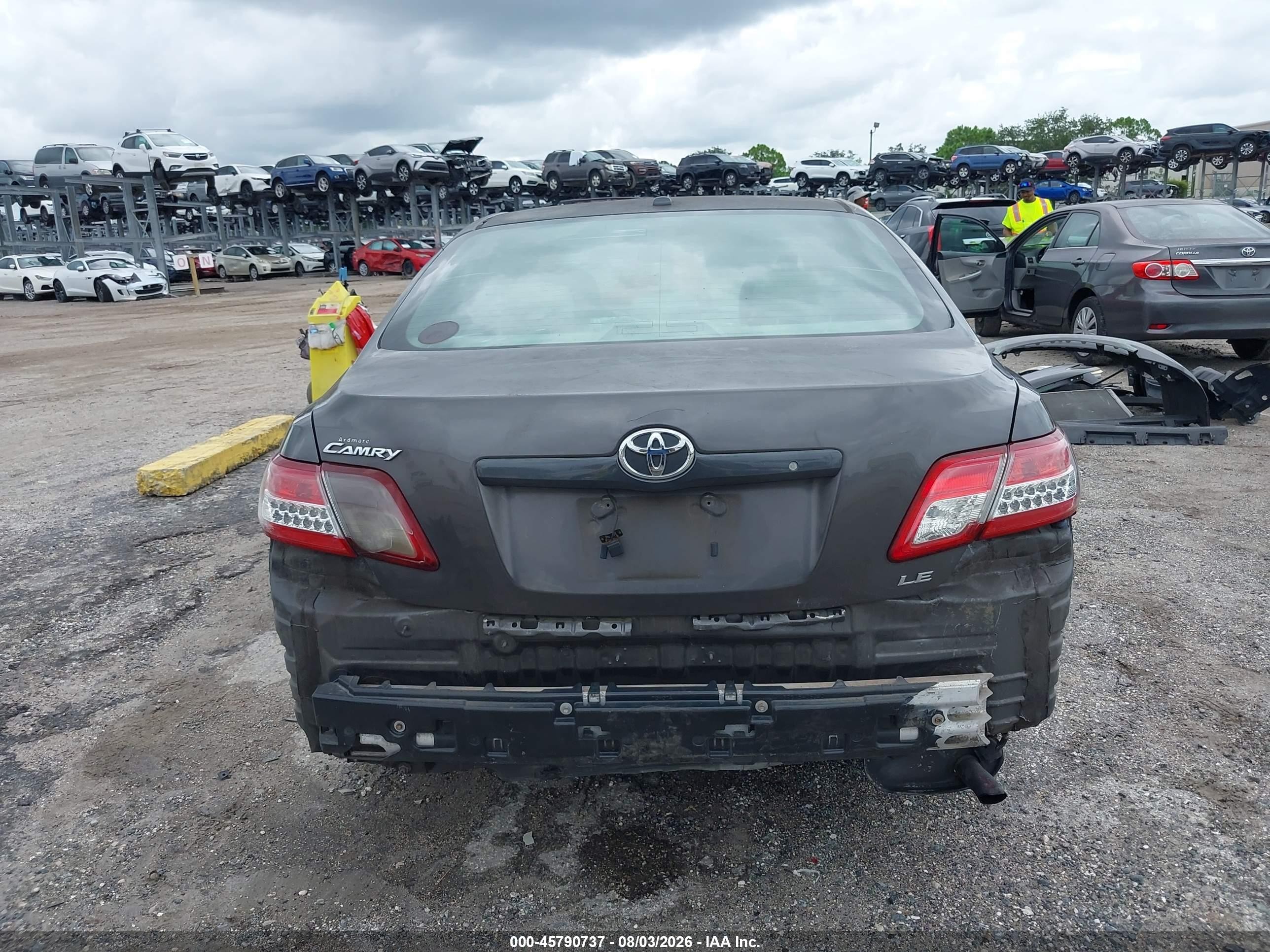 2011 Toyota Camry Le Black vin: 4T4BF3EK3BR177352