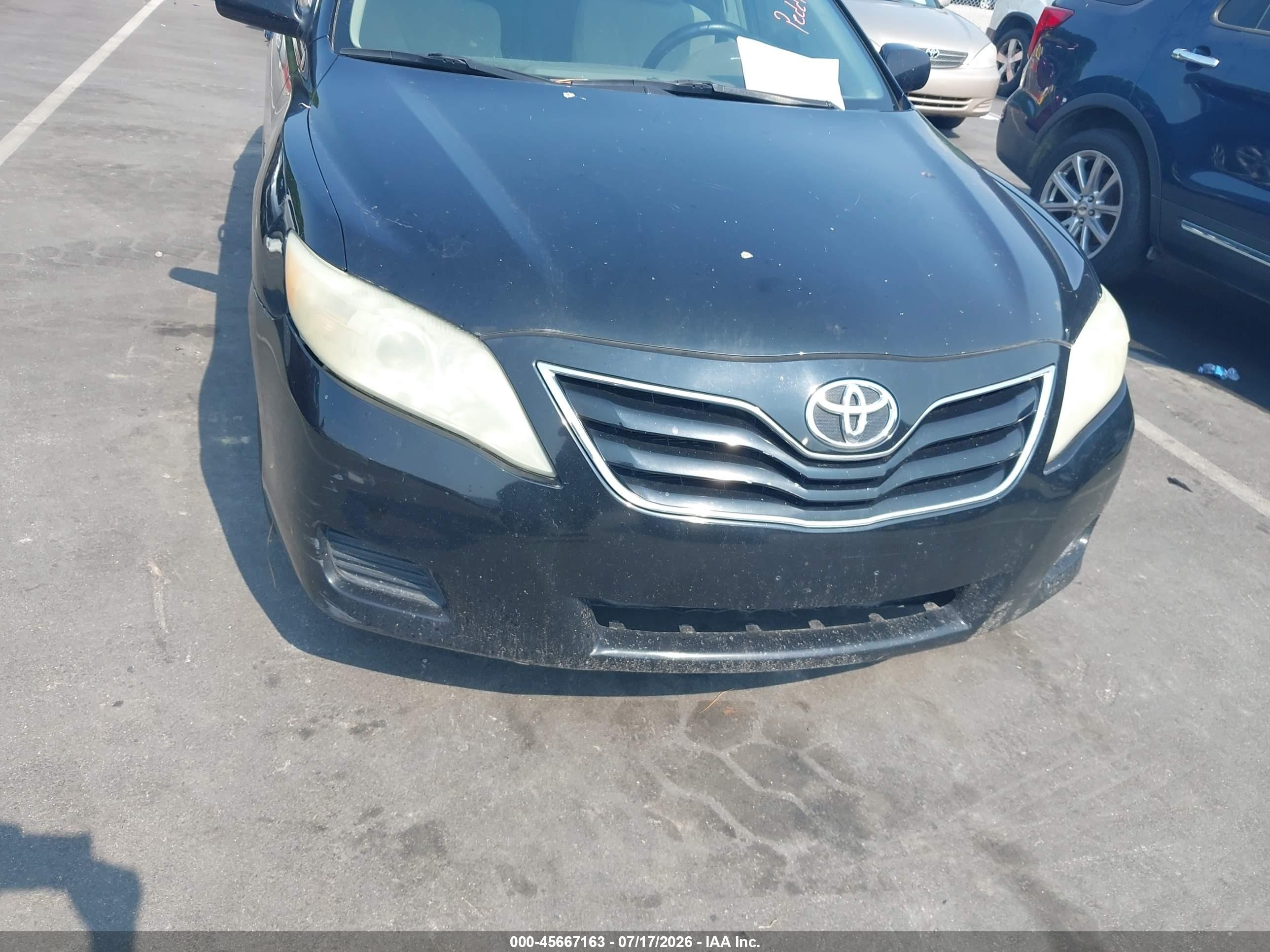 2011 Toyota Camry Le Black vin: 4T4BF3EK3BR179151