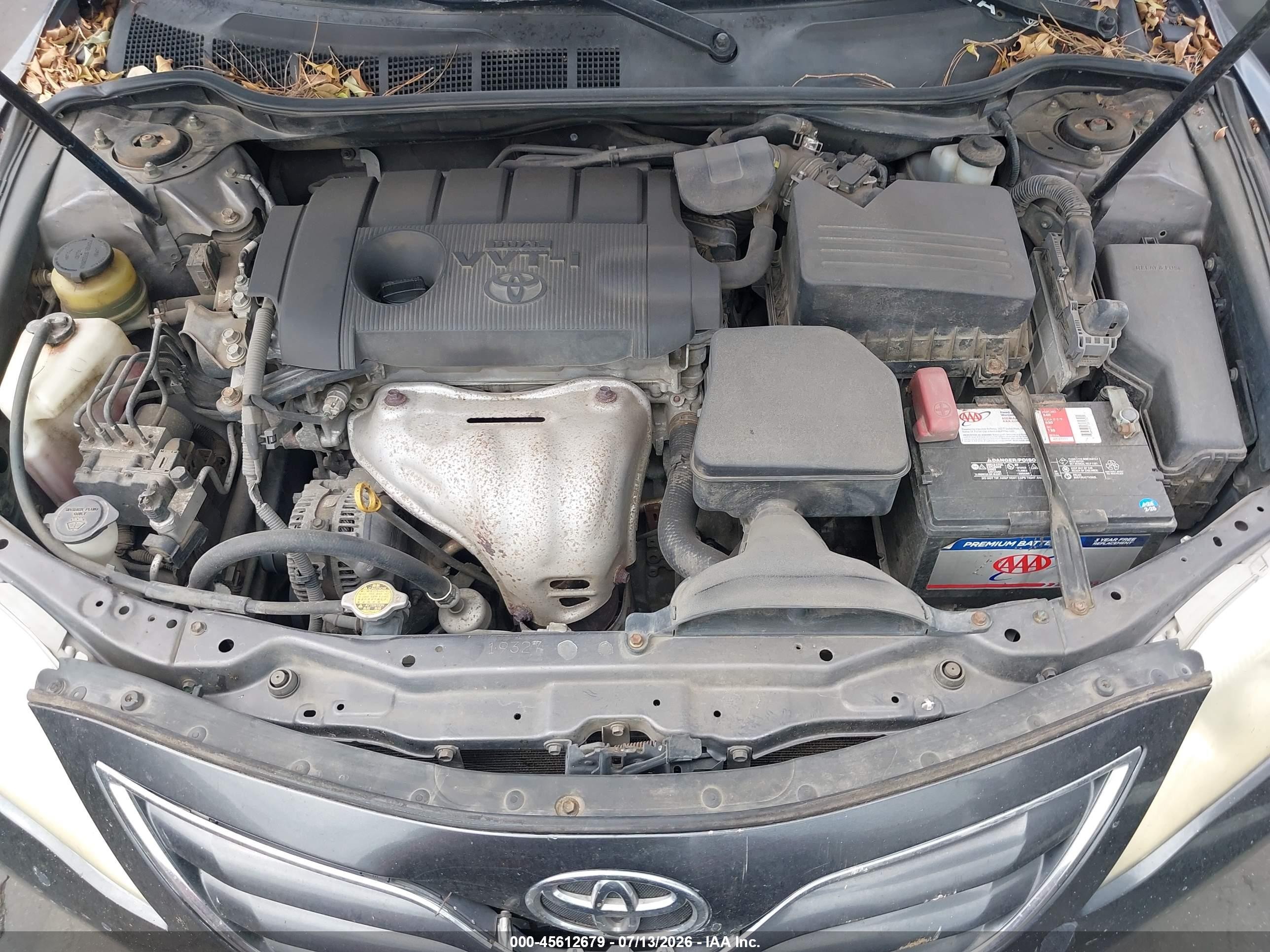 2011 Toyota Camry Le Gray vin: 4T4BF3EK3BR181224