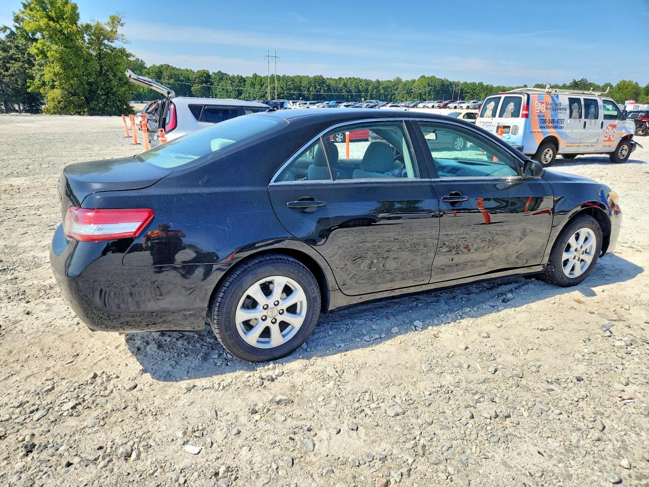 2011 Toyota Camry Le Black vin: 4T4BF3EK3BR184477