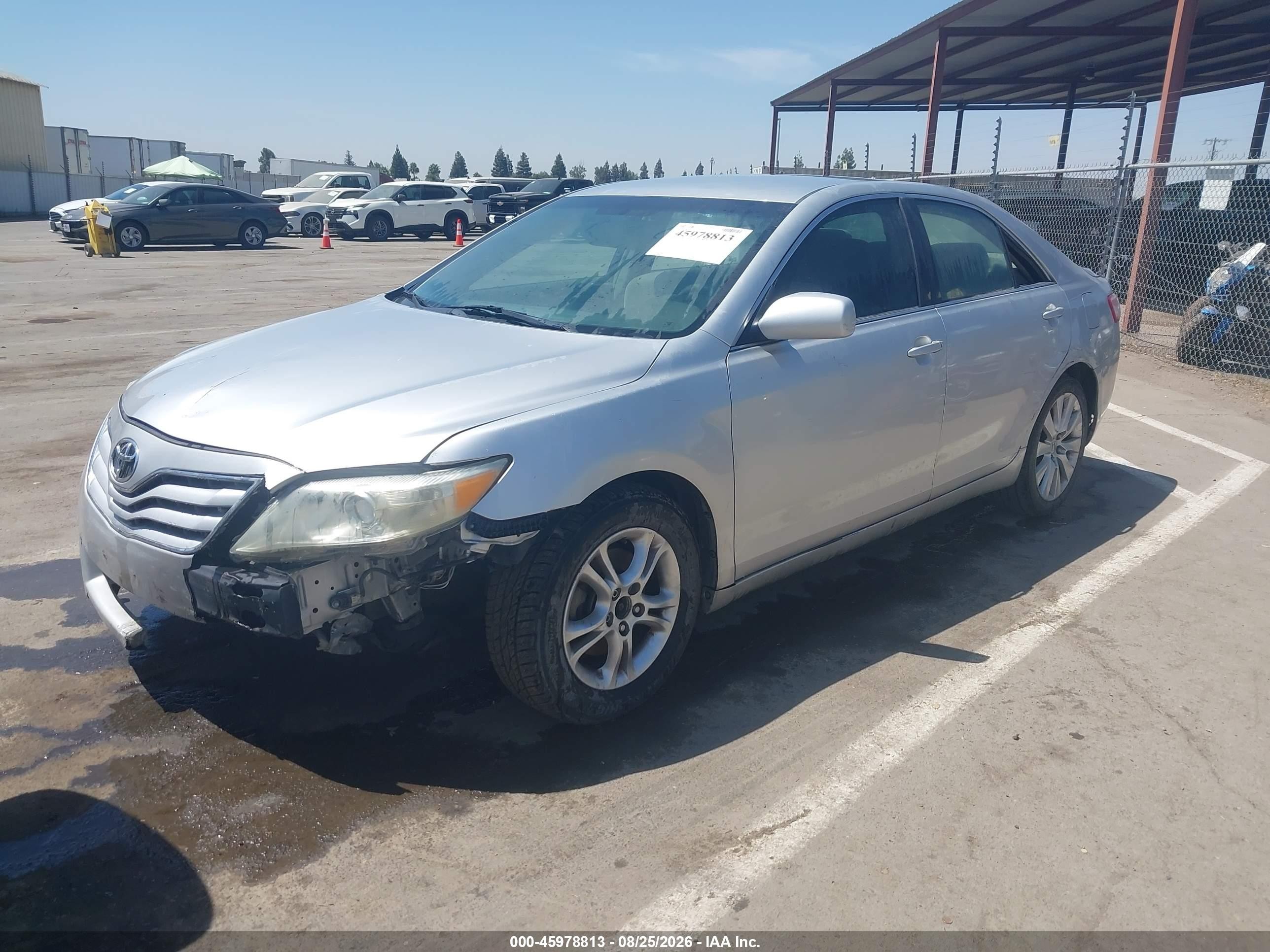 2011 Toyota Camry Le Gray vin: 4T4BF3EK3BR194037