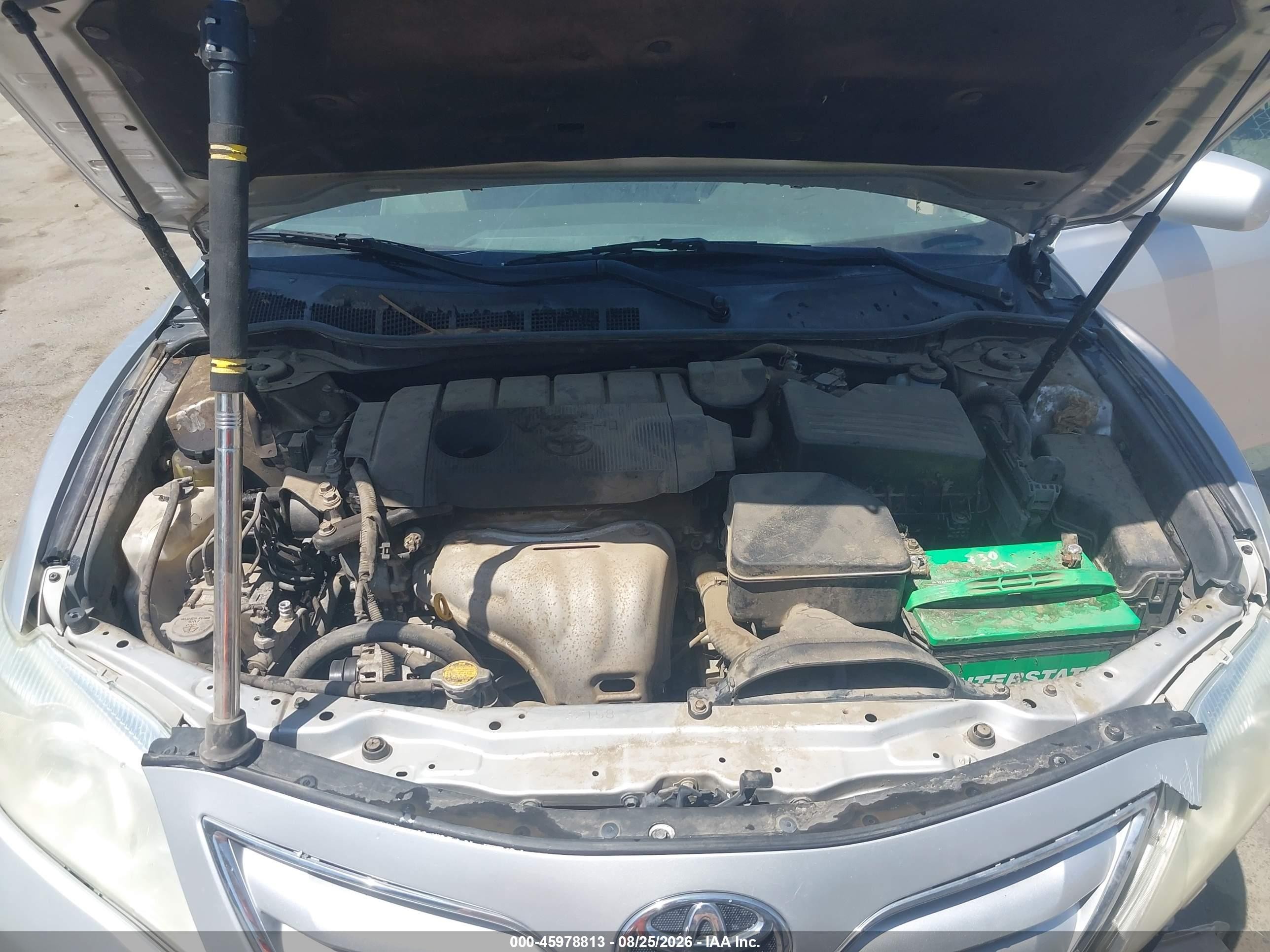 2011 Toyota Camry Le Gray vin: 4T4BF3EK3BR194037