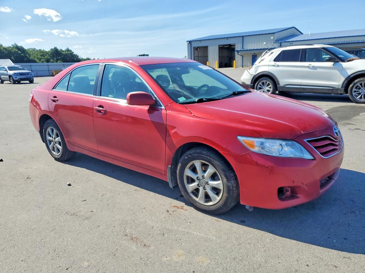 2011 Toyota Camry Le Красный vin: 4T4BF3EK3BR205151
