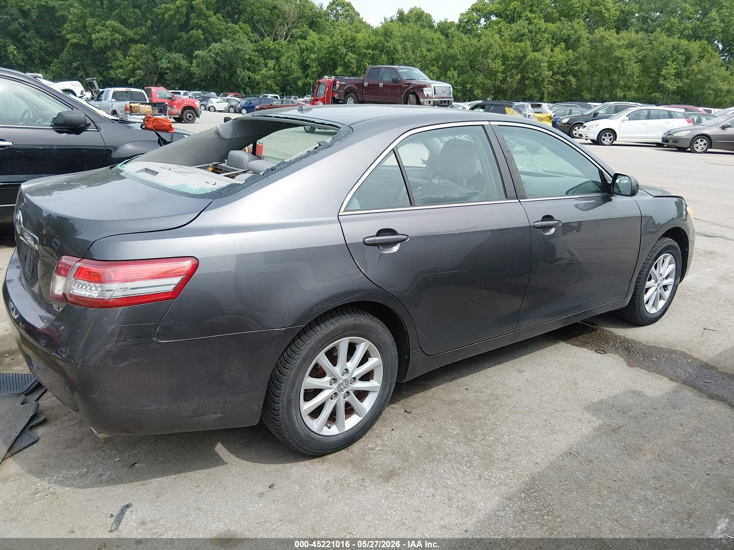 2010 Toyota Camry Xle Green vin: 4T4BF3EK4AR078134