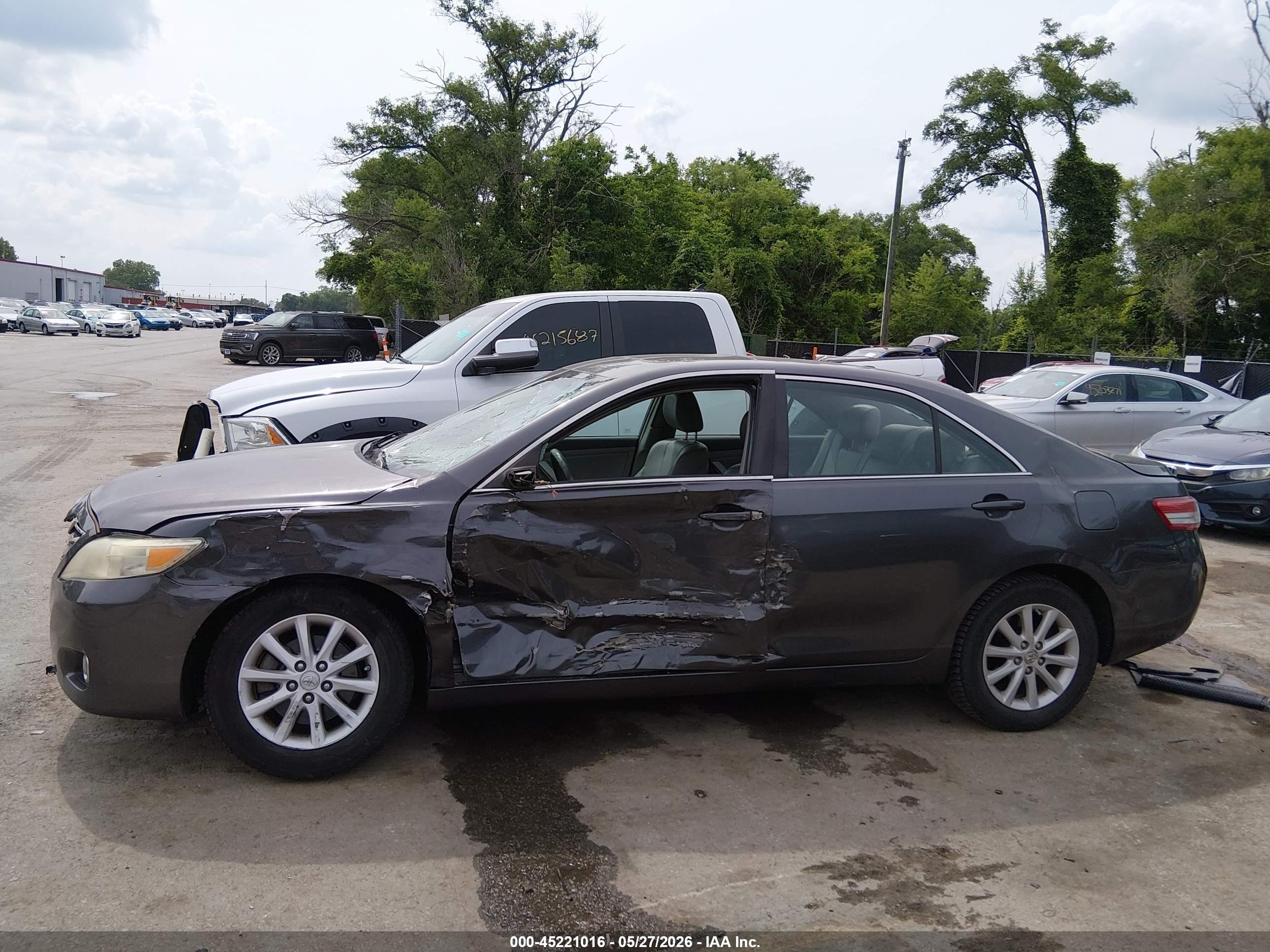 2010 Toyota Camry Xle Green vin: 4T4BF3EK4AR078134