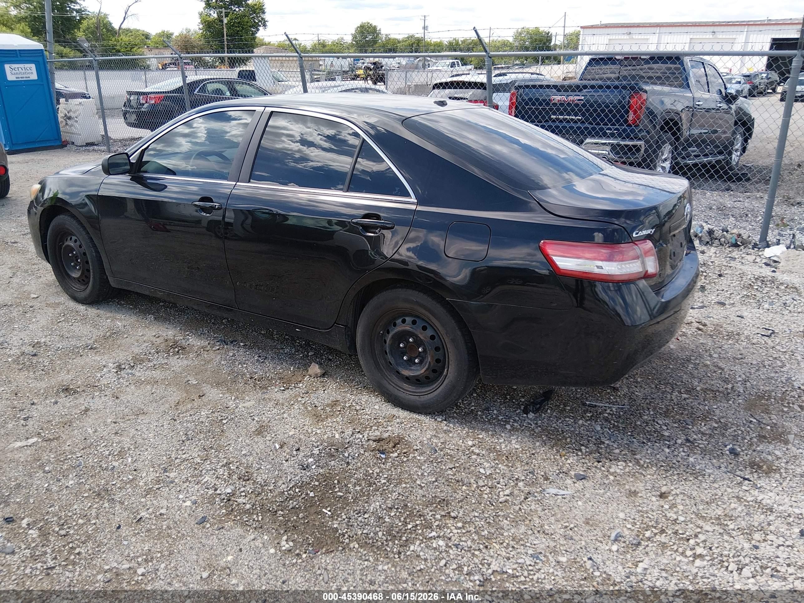 2010 Toyota Camry Le Black vin: 4T4BF3EK4AR085441