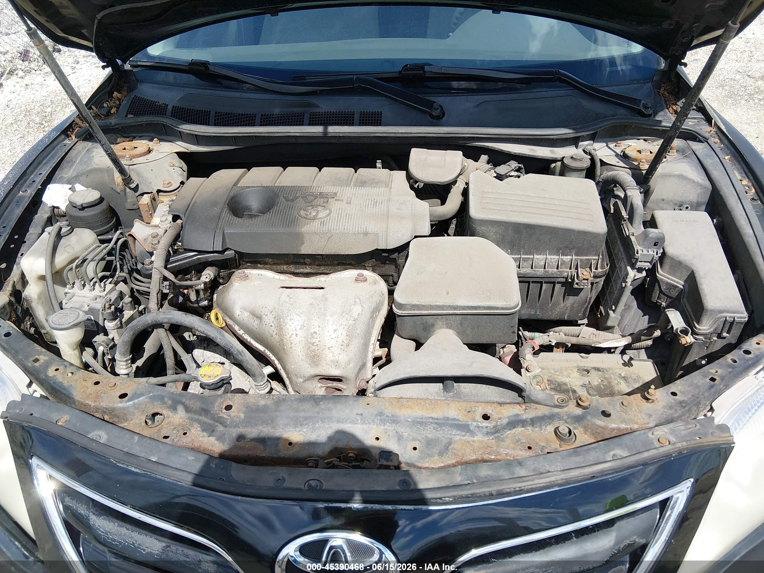 2010 Toyota Camry Le Black vin: 4T4BF3EK4AR085441