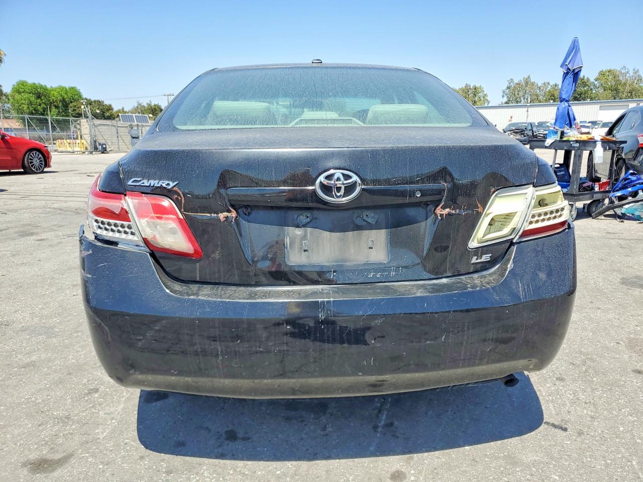 2011 Toyota Camry Le Black vin: 4T4BF3EK4BR118617