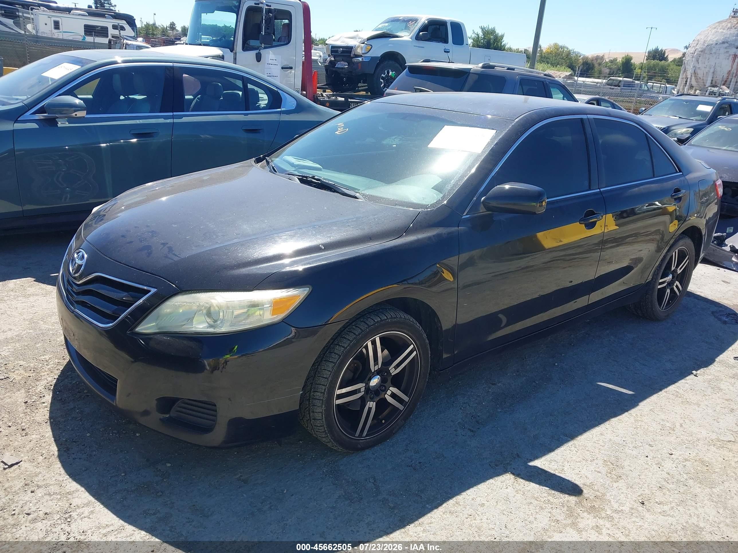 2011 Toyota Camry Le Black vin: 4T4BF3EK4BR130301
