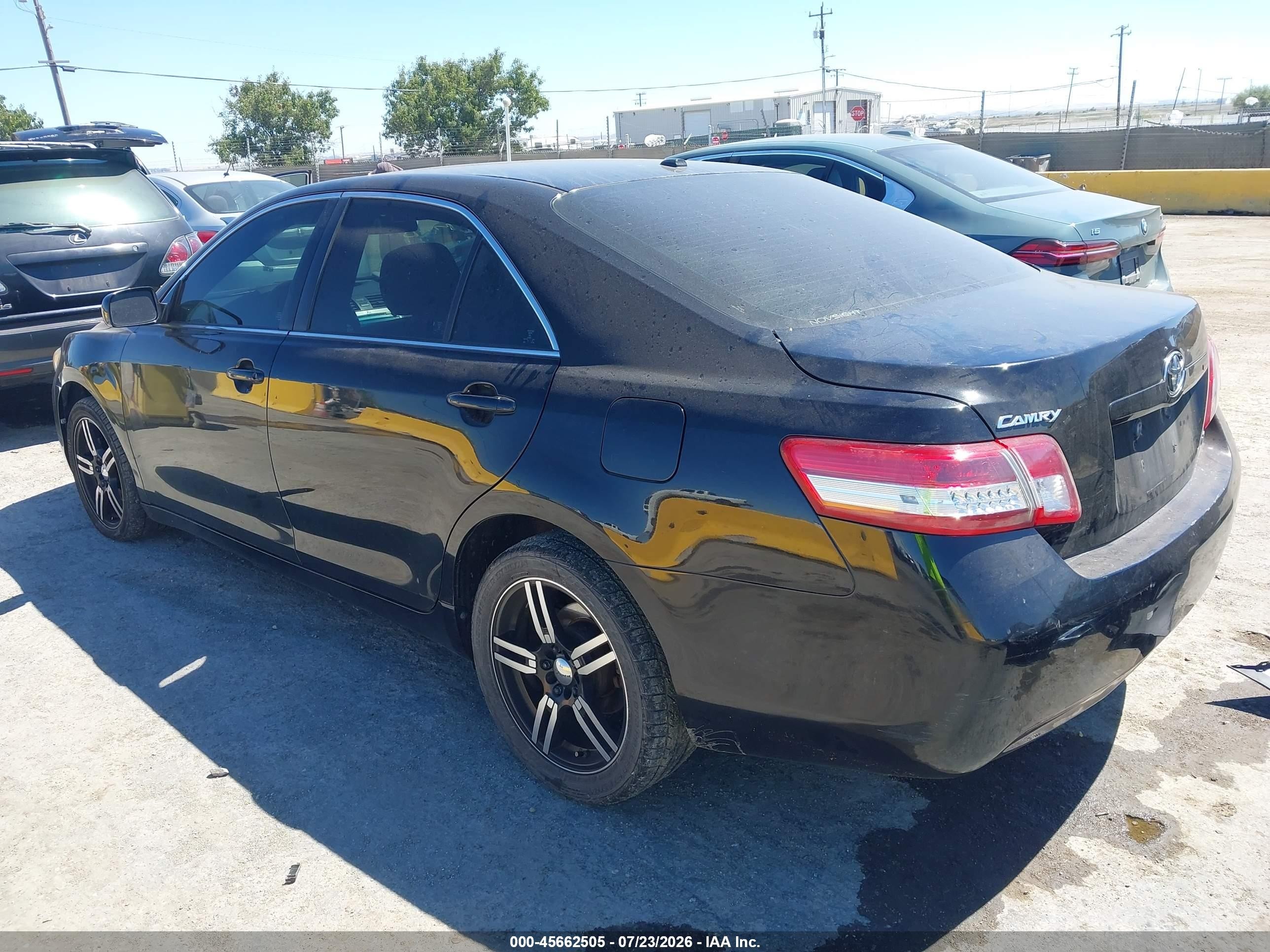 2011 Toyota Camry Le Black vin: 4T4BF3EK4BR130301