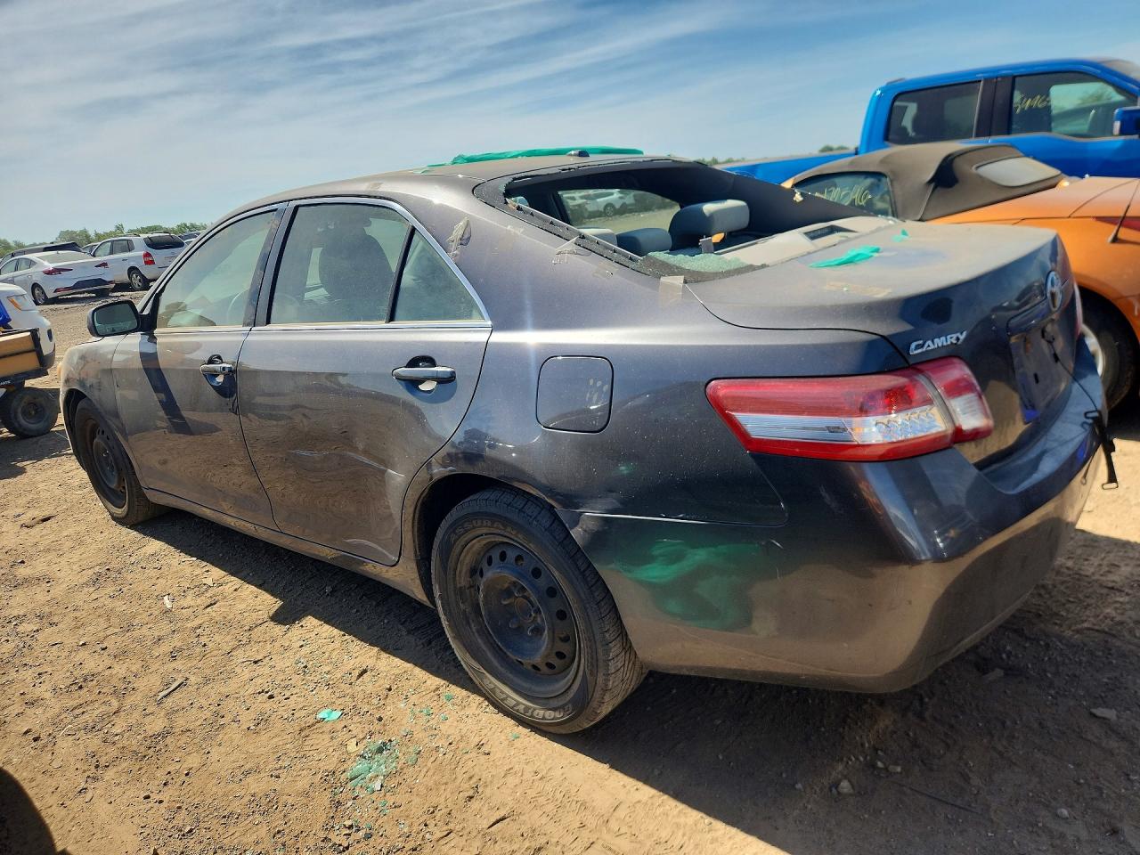 2011 Toyota Camry Le Серый vin: 4T4BF3EK4BR149673