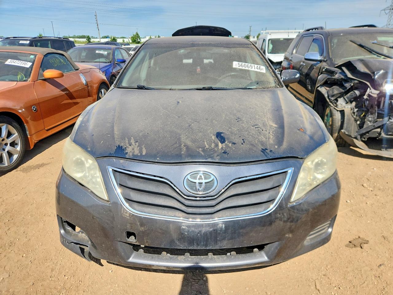 2011 Toyota Camry Le Серый vin: 4T4BF3EK4BR149673