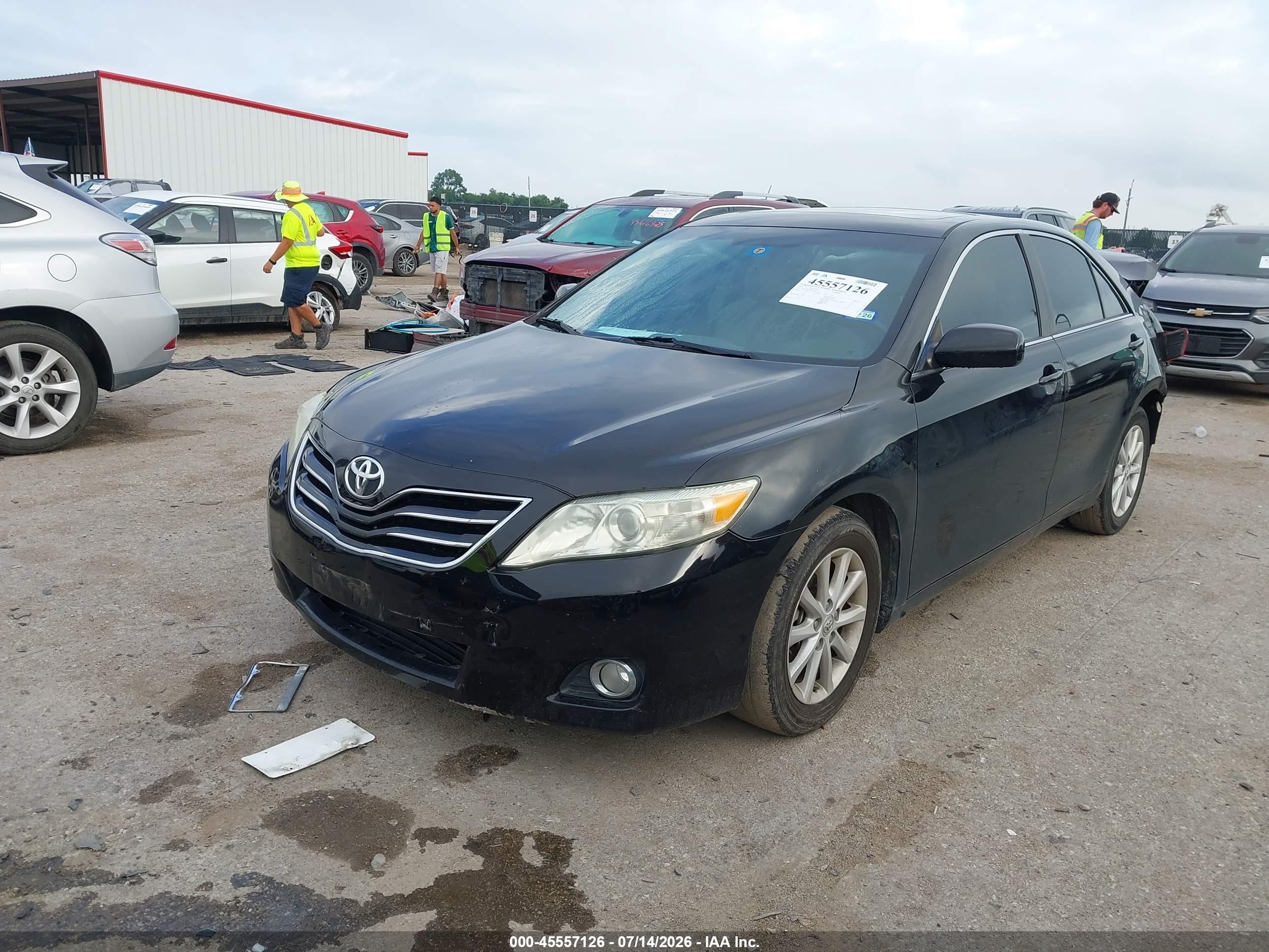 2011 Toyota Camry Xle Black vin: 4T4BF3EK4BR151469