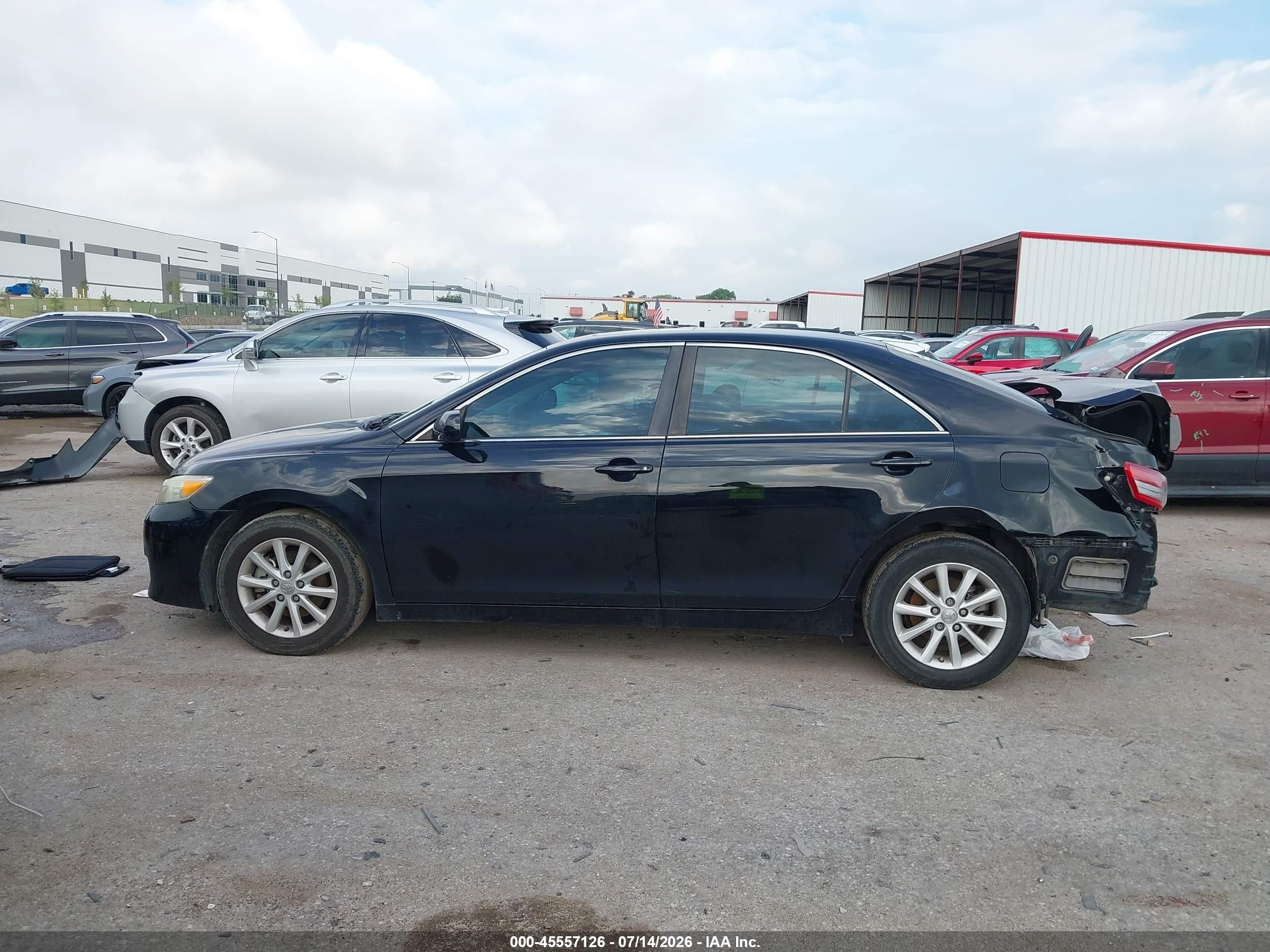 2011 Toyota Camry Xle Black vin: 4T4BF3EK4BR151469
