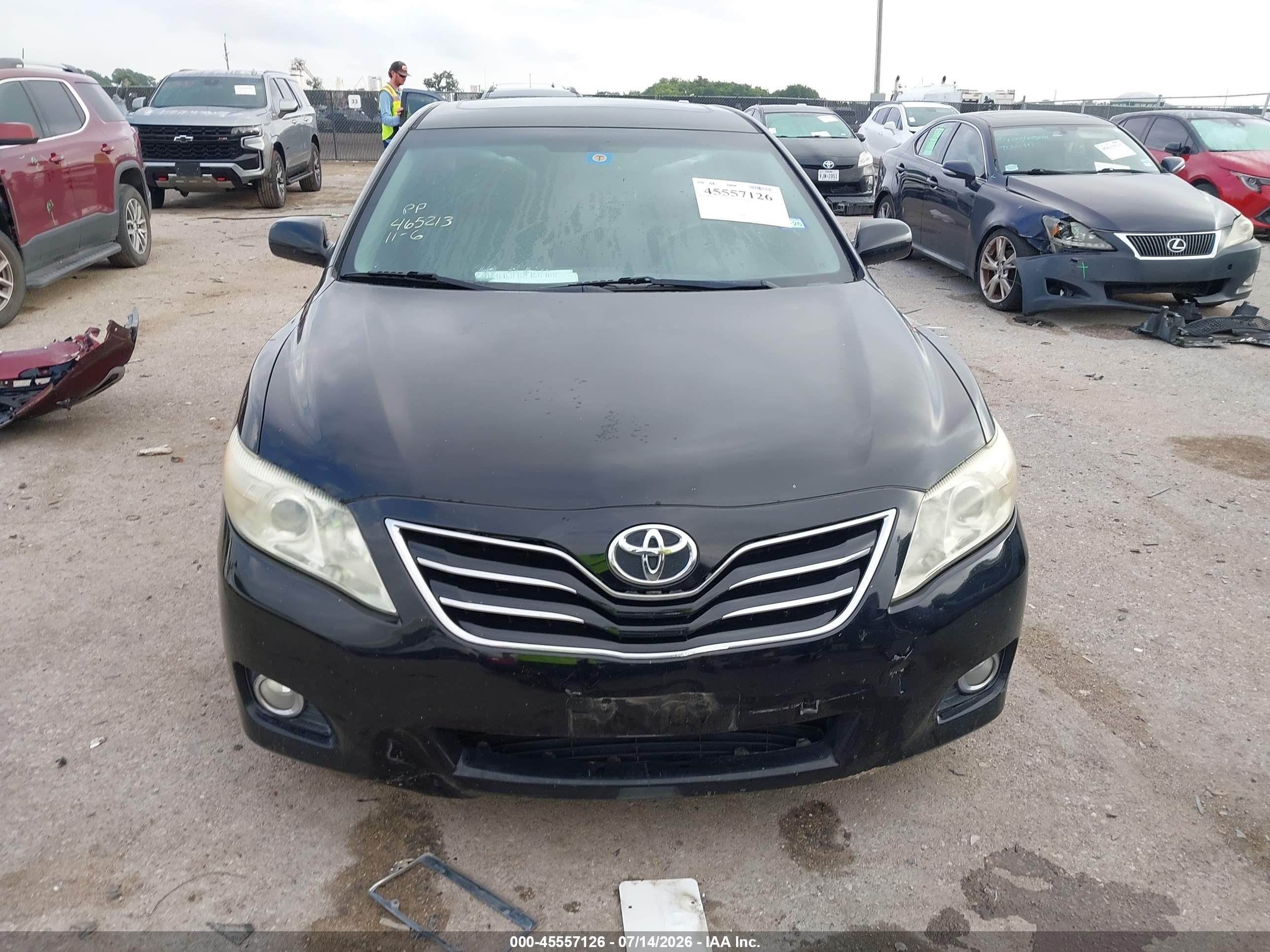 2011 Toyota Camry Xle Black vin: 4T4BF3EK4BR151469