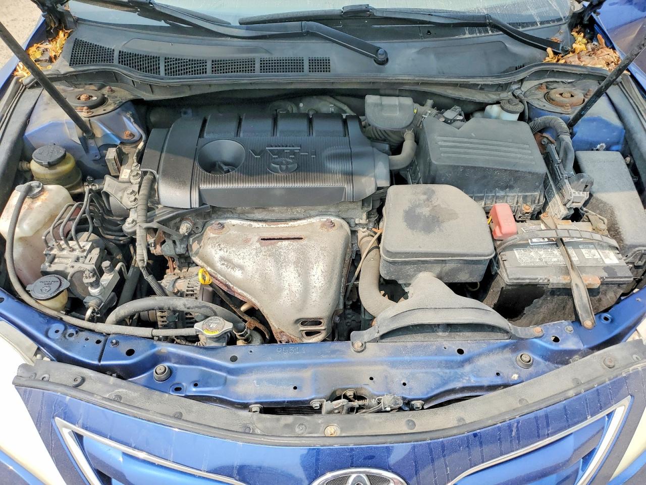2011 Toyota Camry Le Blue vin: 4T4BF3EK4BR157255