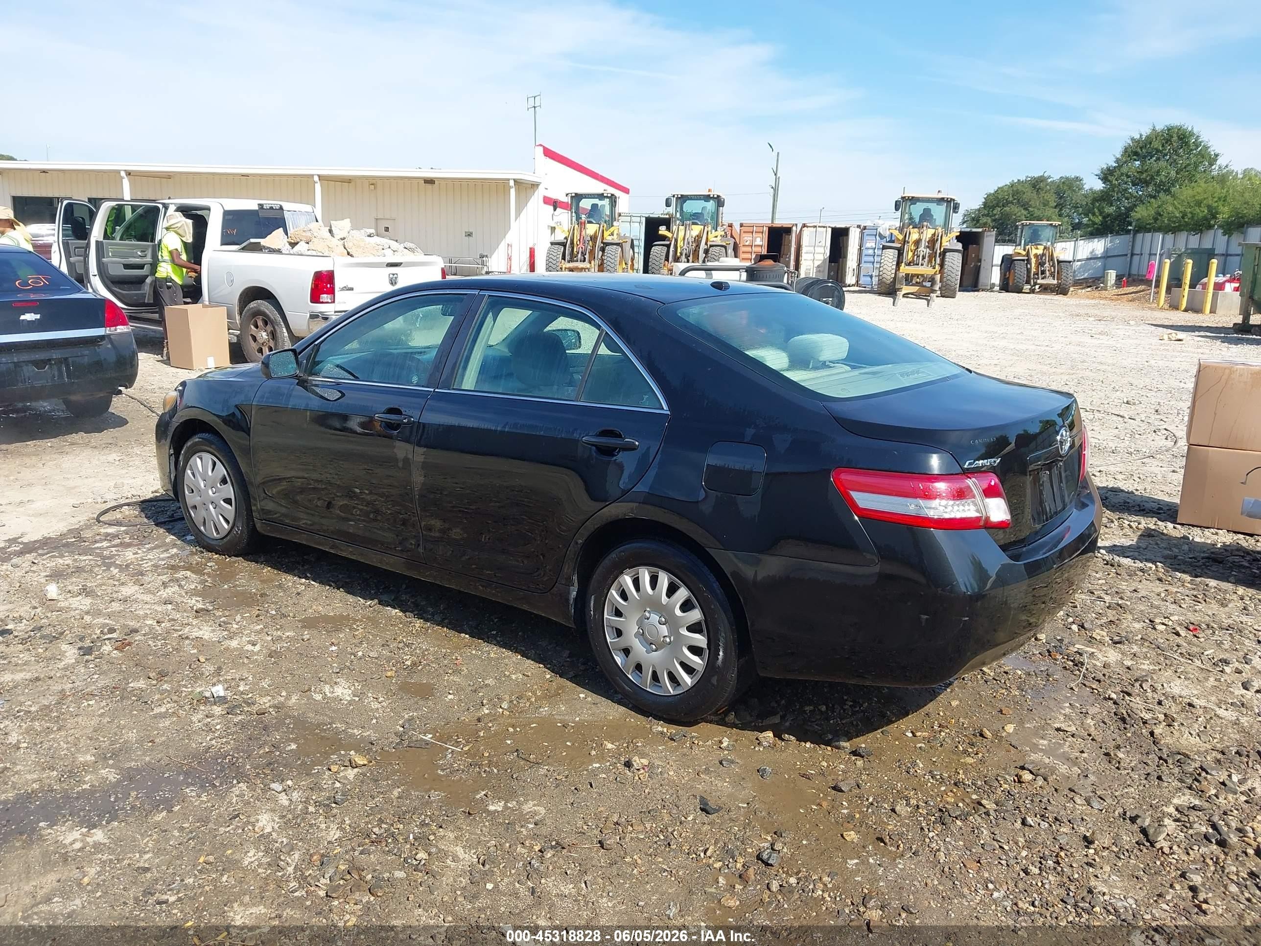 2011 Toyota Camry   Black vin: 4T4BF3EK4BR178185