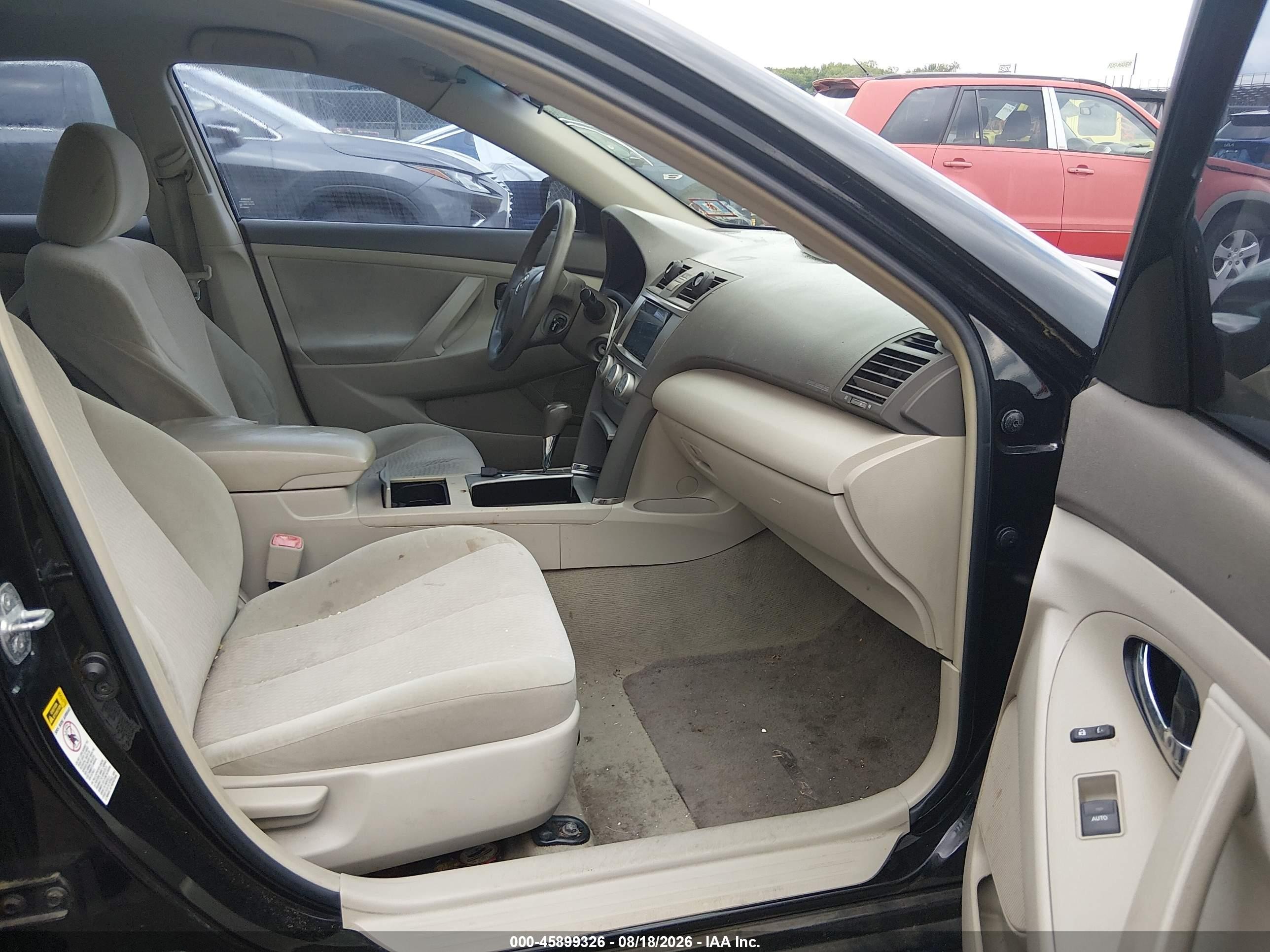 2011 Toyota Camry Le Black vin: 4T4BF3EK4BR180891