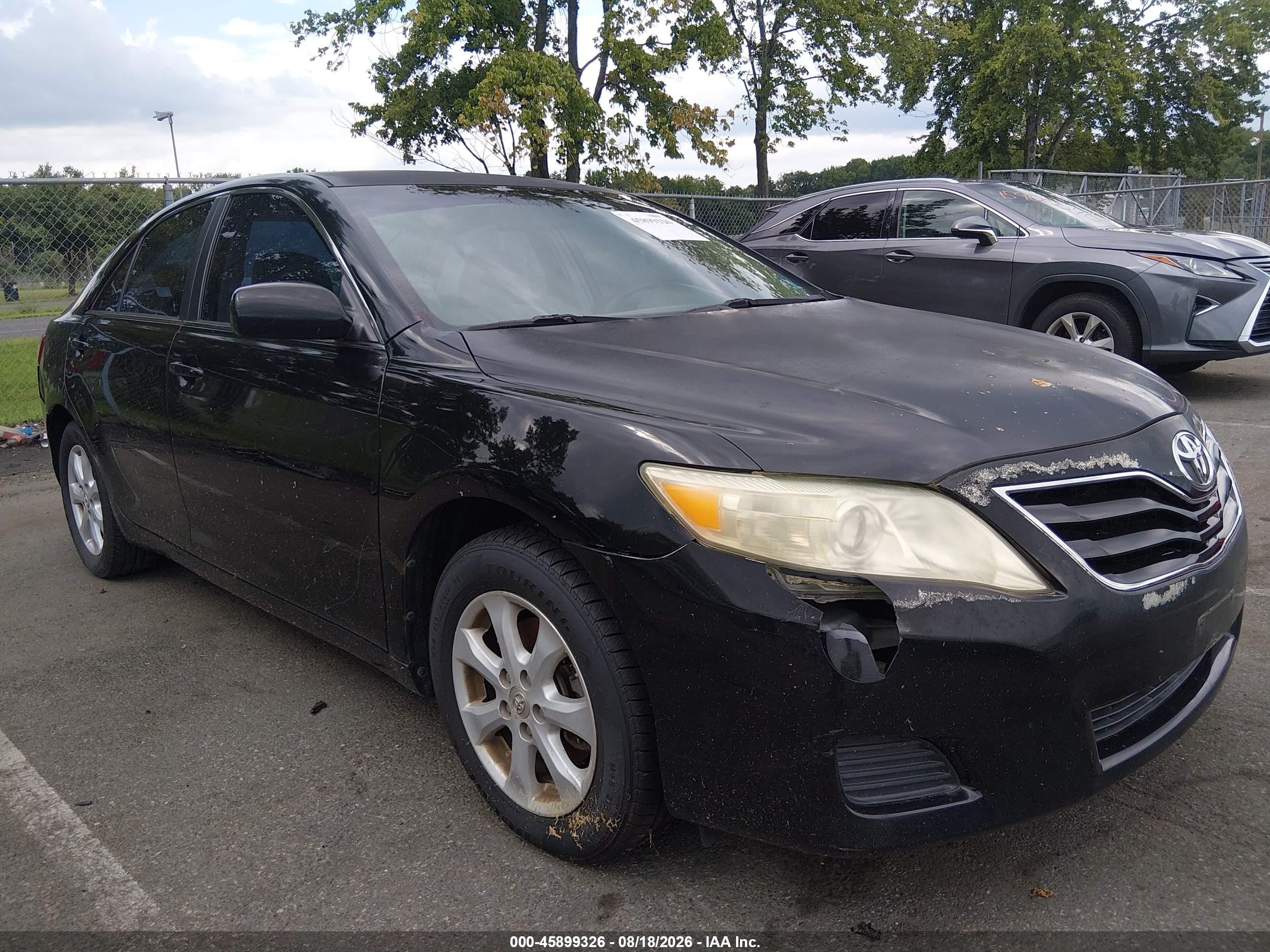 2011 Toyota Camry Le Black vin: 4T4BF3EK4BR180891