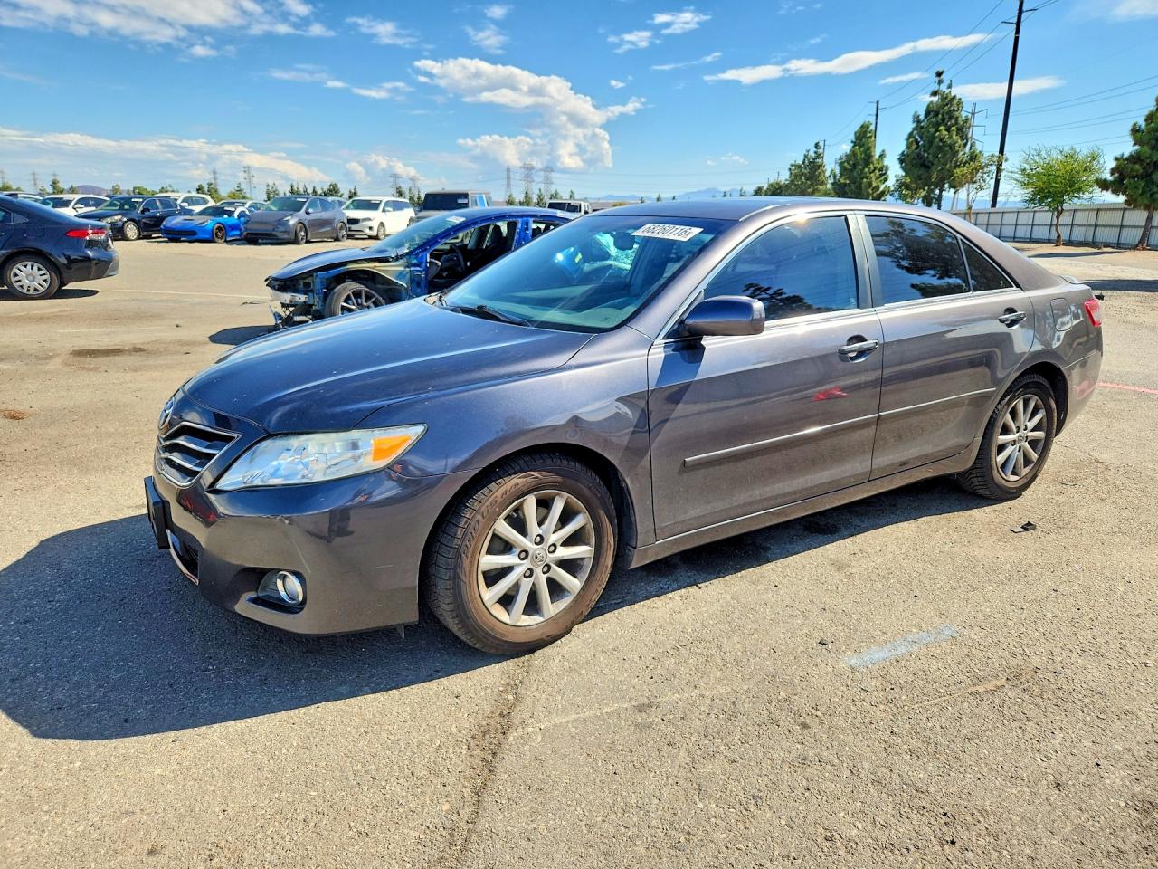 2011 Toyota Camry Xle Gray vin: 4T4BF3EK4BR190675