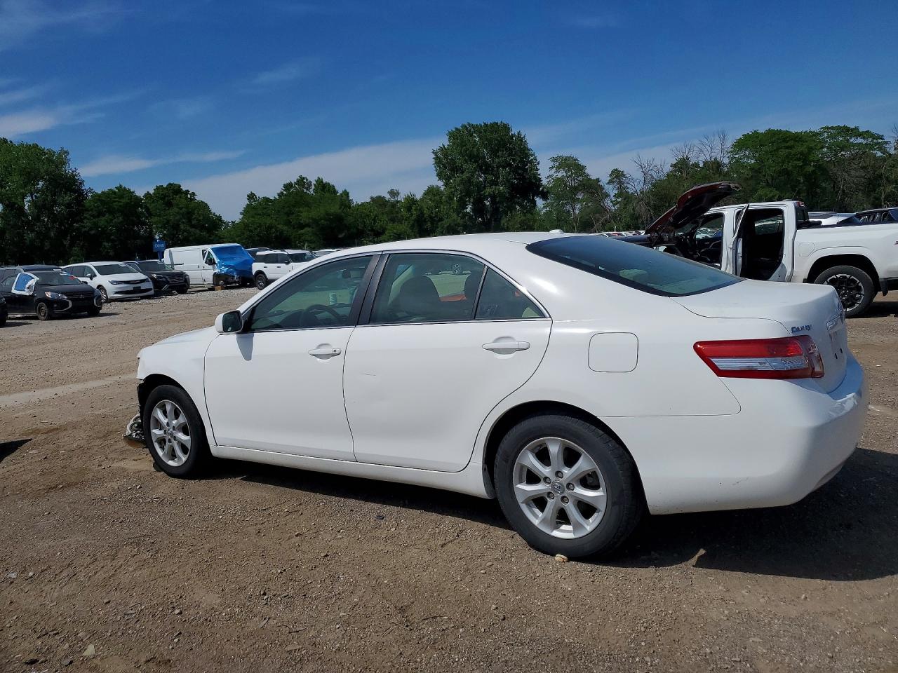 2011 Toyota Camry White vin: 4T4BF3EK4BR212660