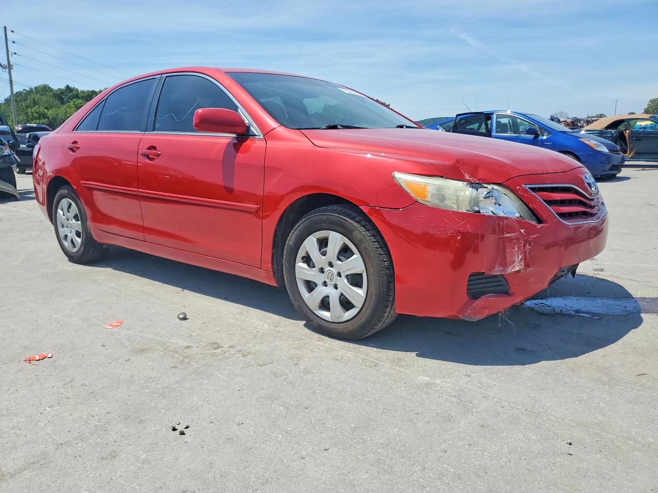 2010 Toyota Camry Le Red vin: 4T4BF3EK5AR008237