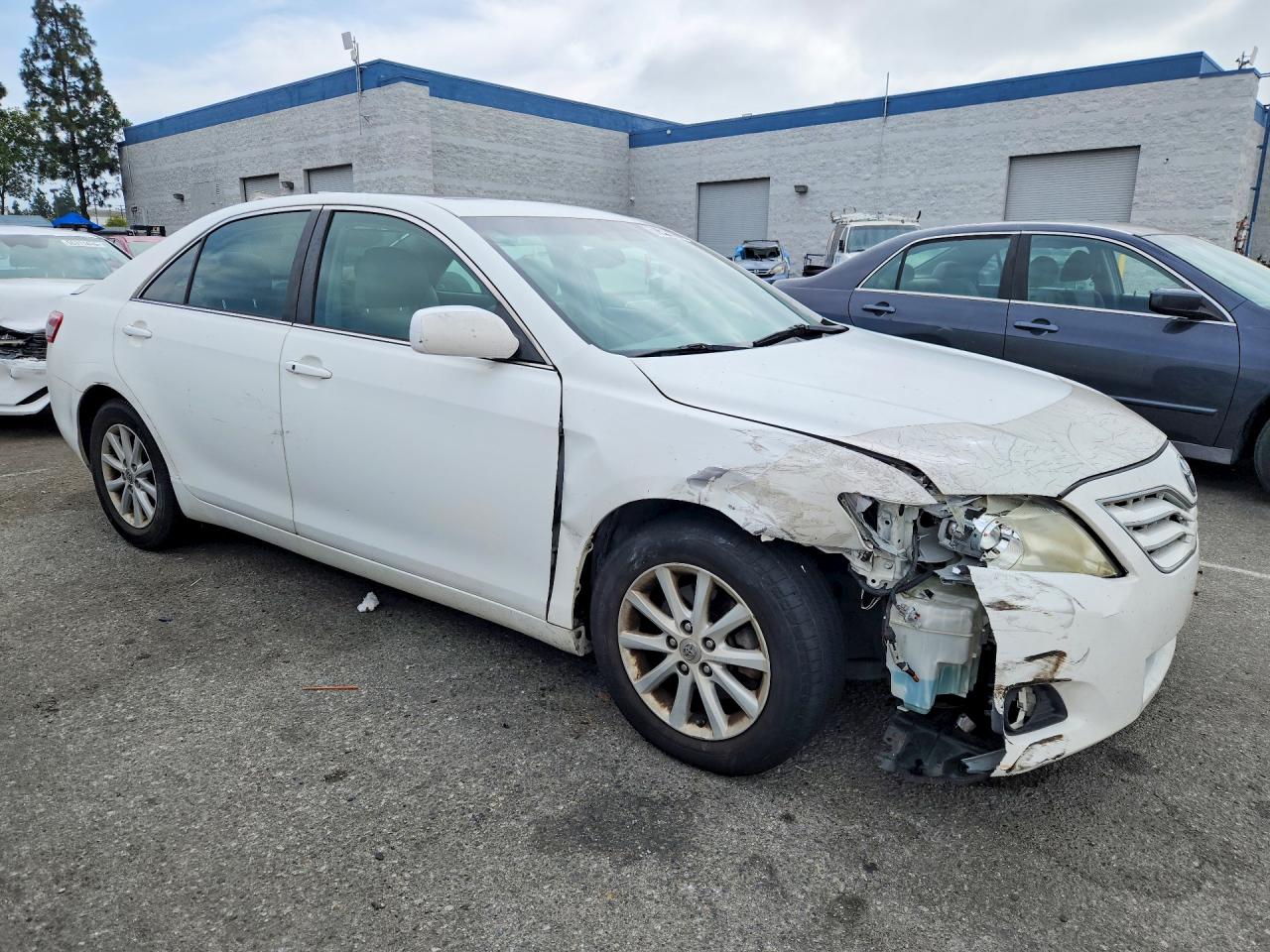2010 Toyota Camry Xle White vin: 4T4BF3EK5AR010120