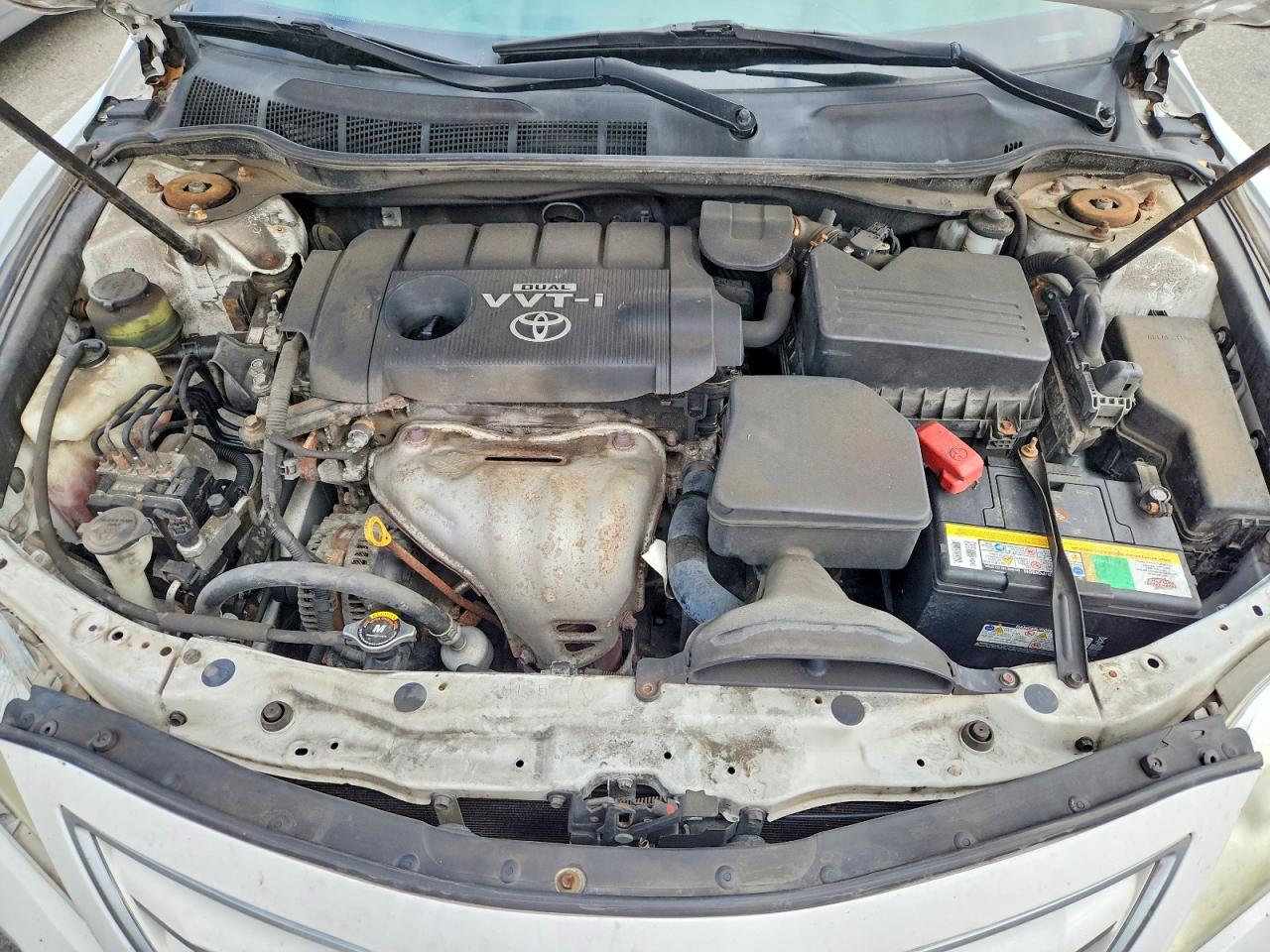 2010 Toyota Camry Xle White vin: 4T4BF3EK5AR010120