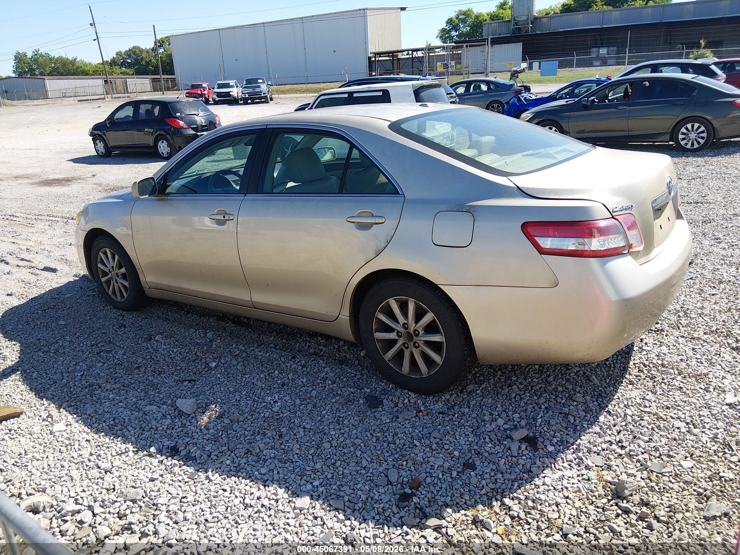 2010 Toyota Camry Xle Gold vin: 4T4BF3EK5AR023367