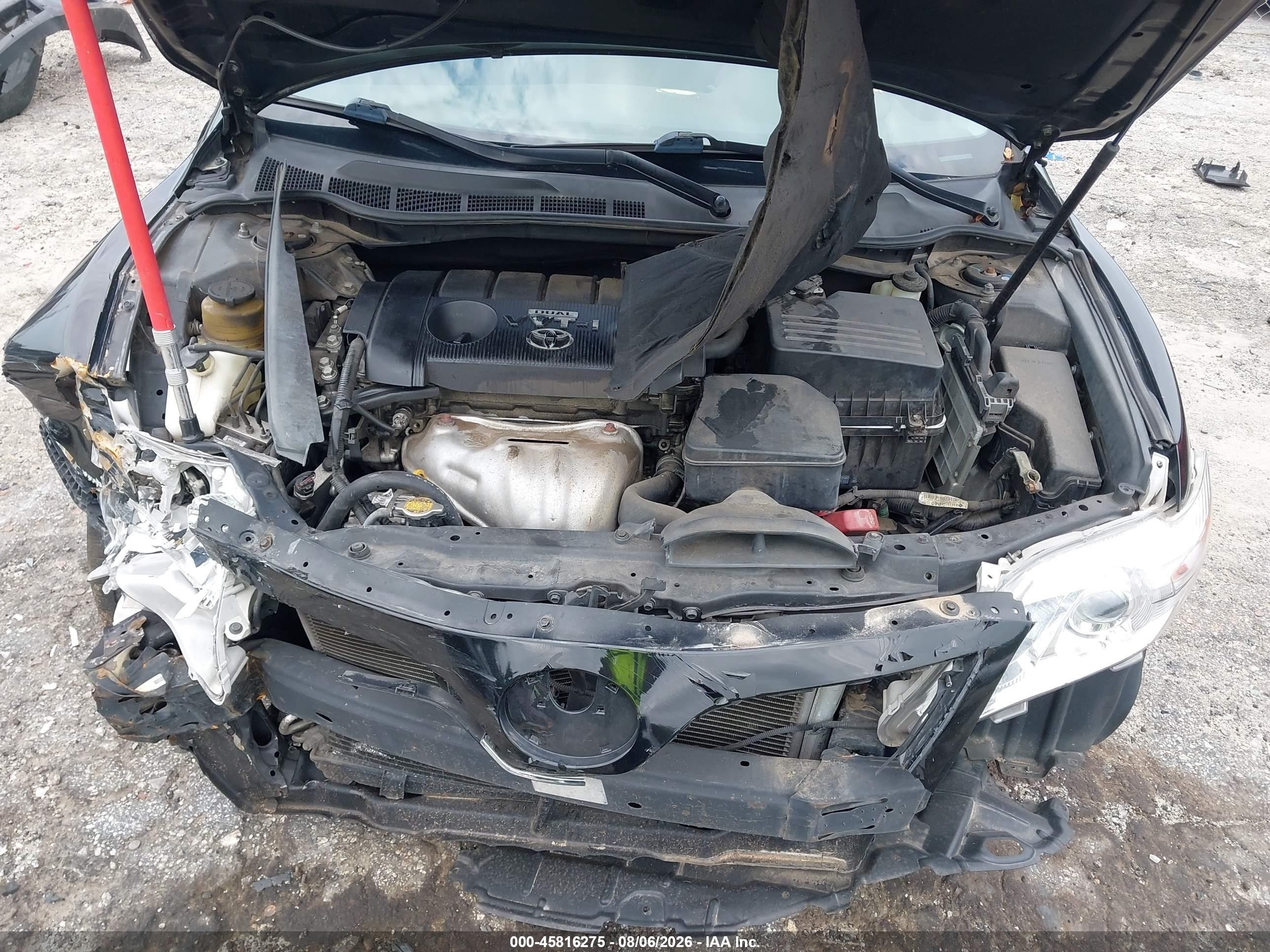 2010 Toyota Camry Le Black vin: 4T4BF3EK5AR033493