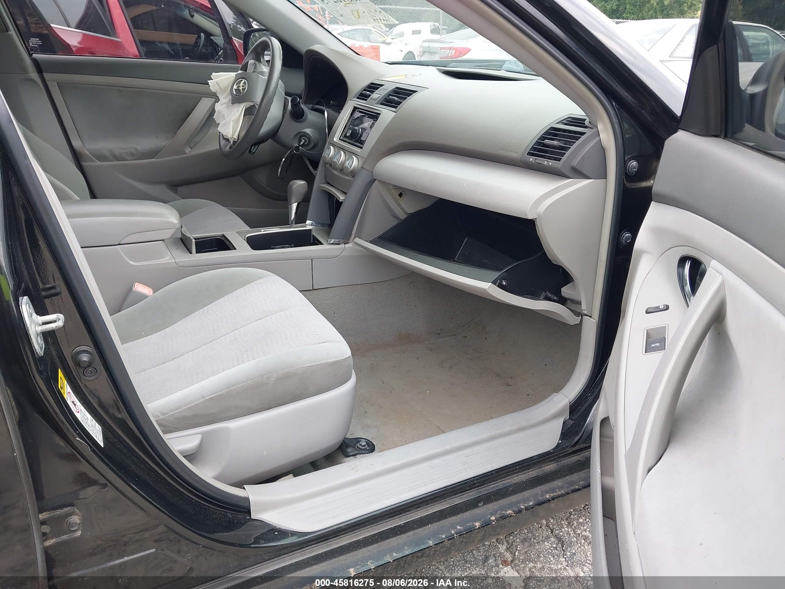 2010 Toyota Camry Le Black vin: 4T4BF3EK5AR033493