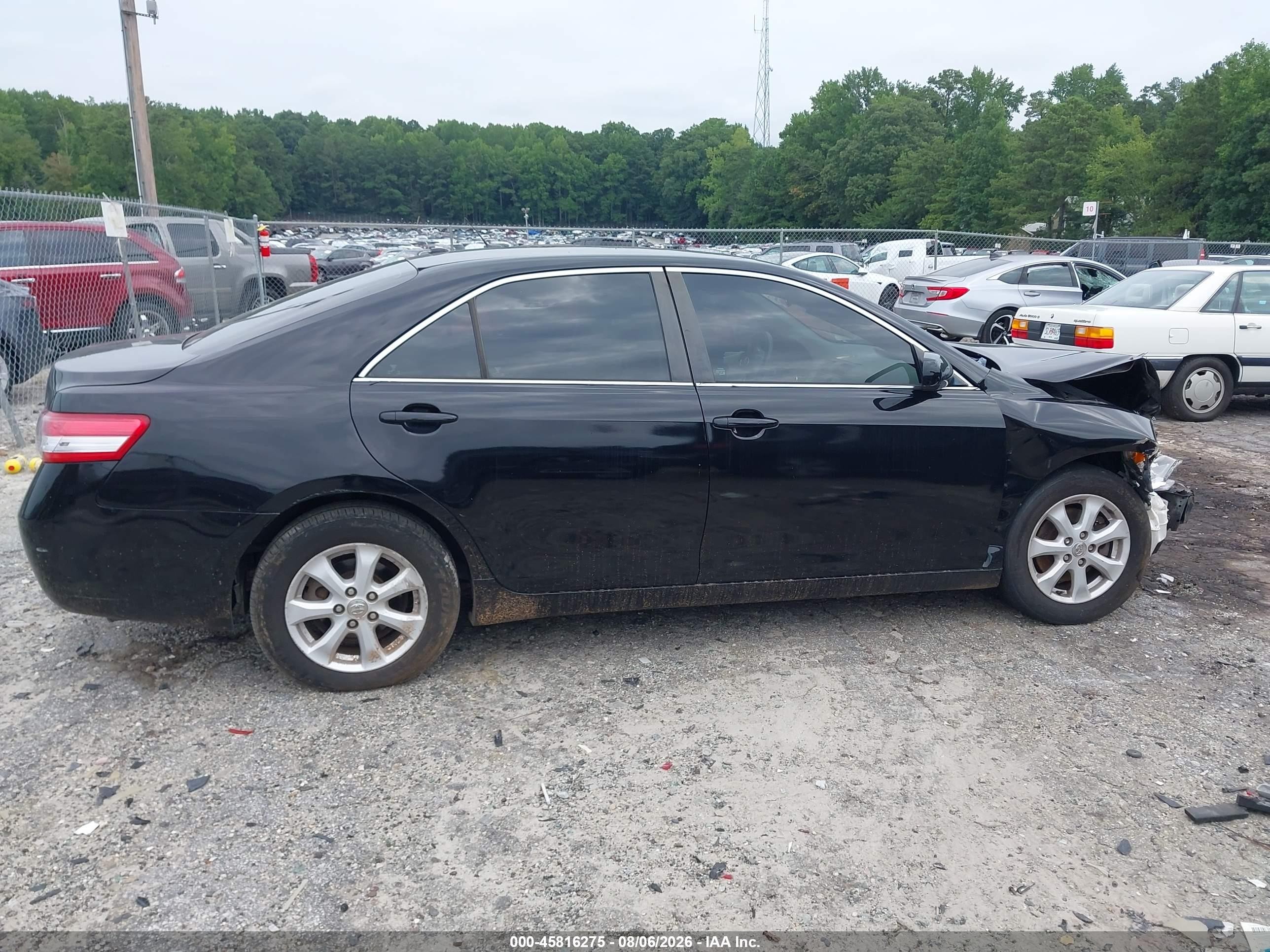 2010 Toyota Camry Le Black vin: 4T4BF3EK5AR033493