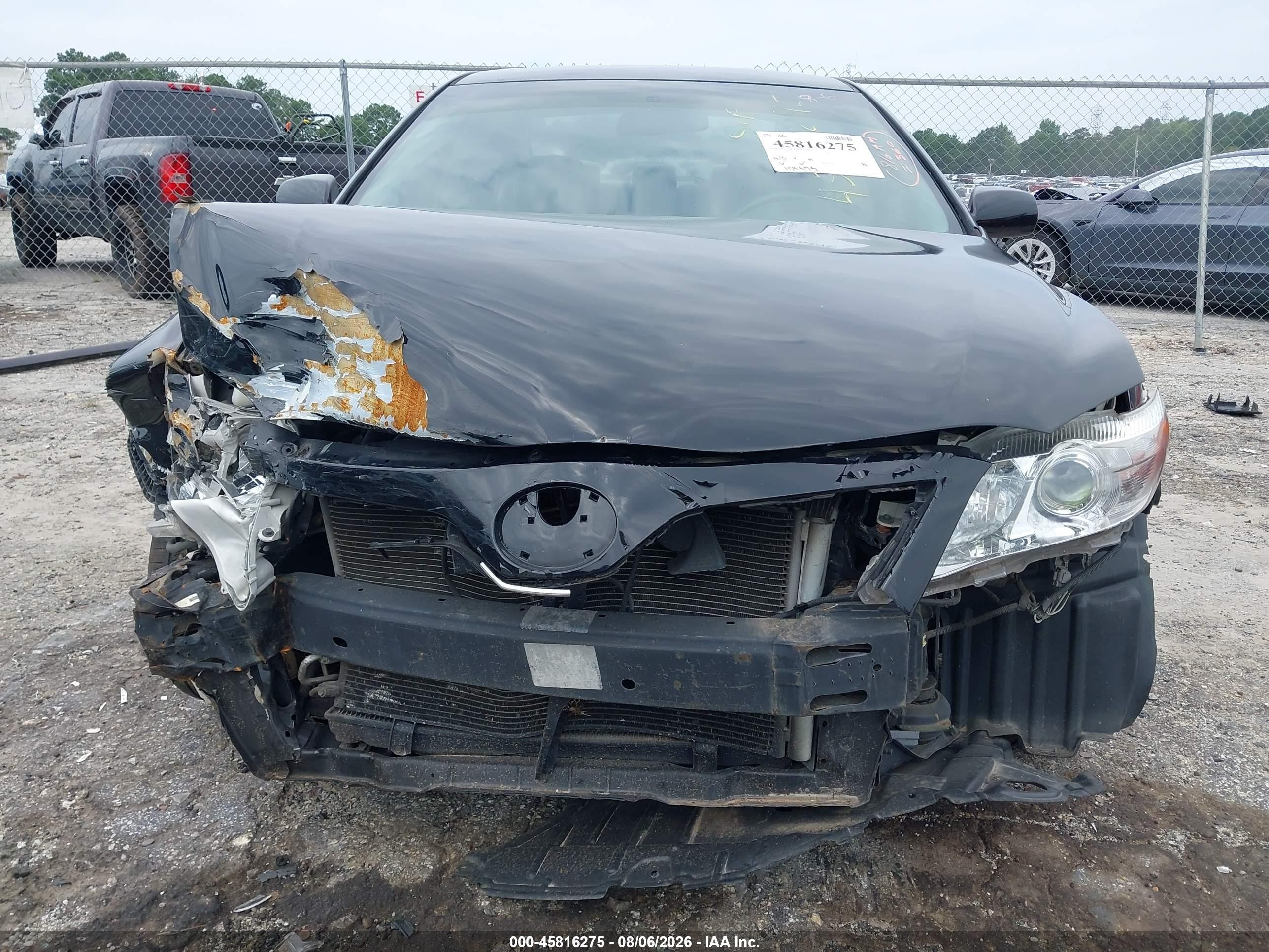 2010 Toyota Camry Le Black vin: 4T4BF3EK5AR033493