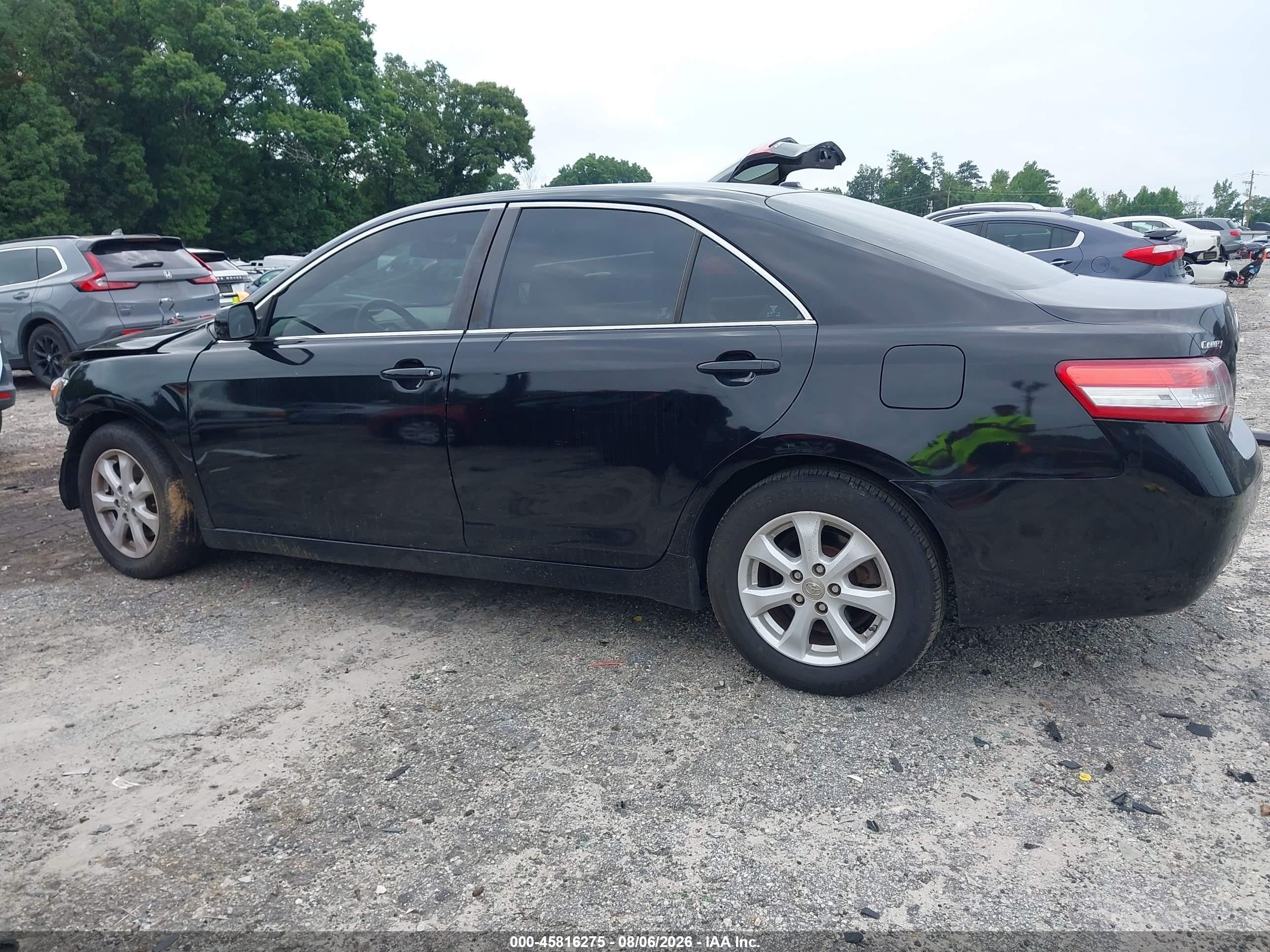 2010 Toyota Camry Le Black vin: 4T4BF3EK5AR033493