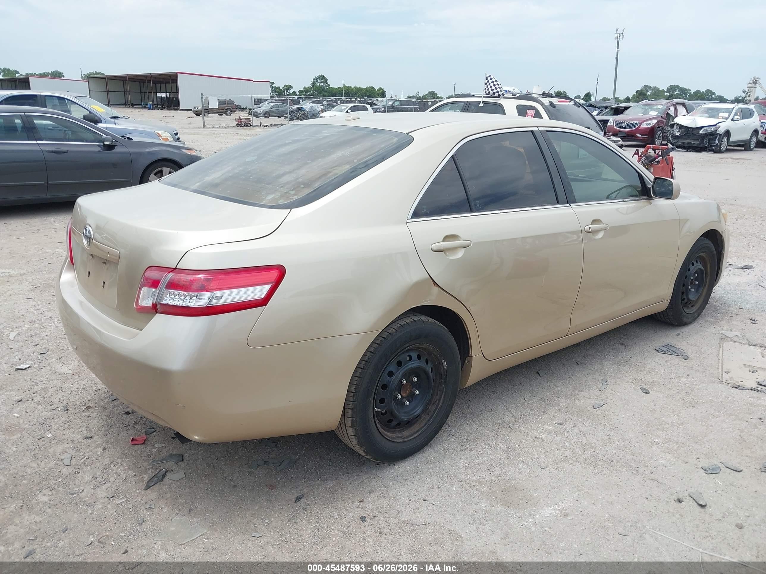 2010 Toyota Camry   Gold vin: 4T4BF3EK5AR055655