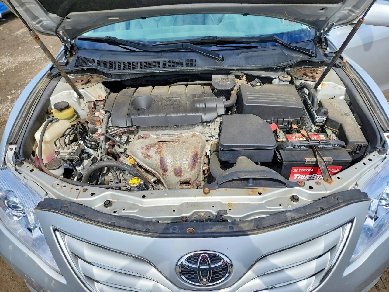 2010 Toyota Camry Xle Silver vin: 4T4BF3EK5AR085187