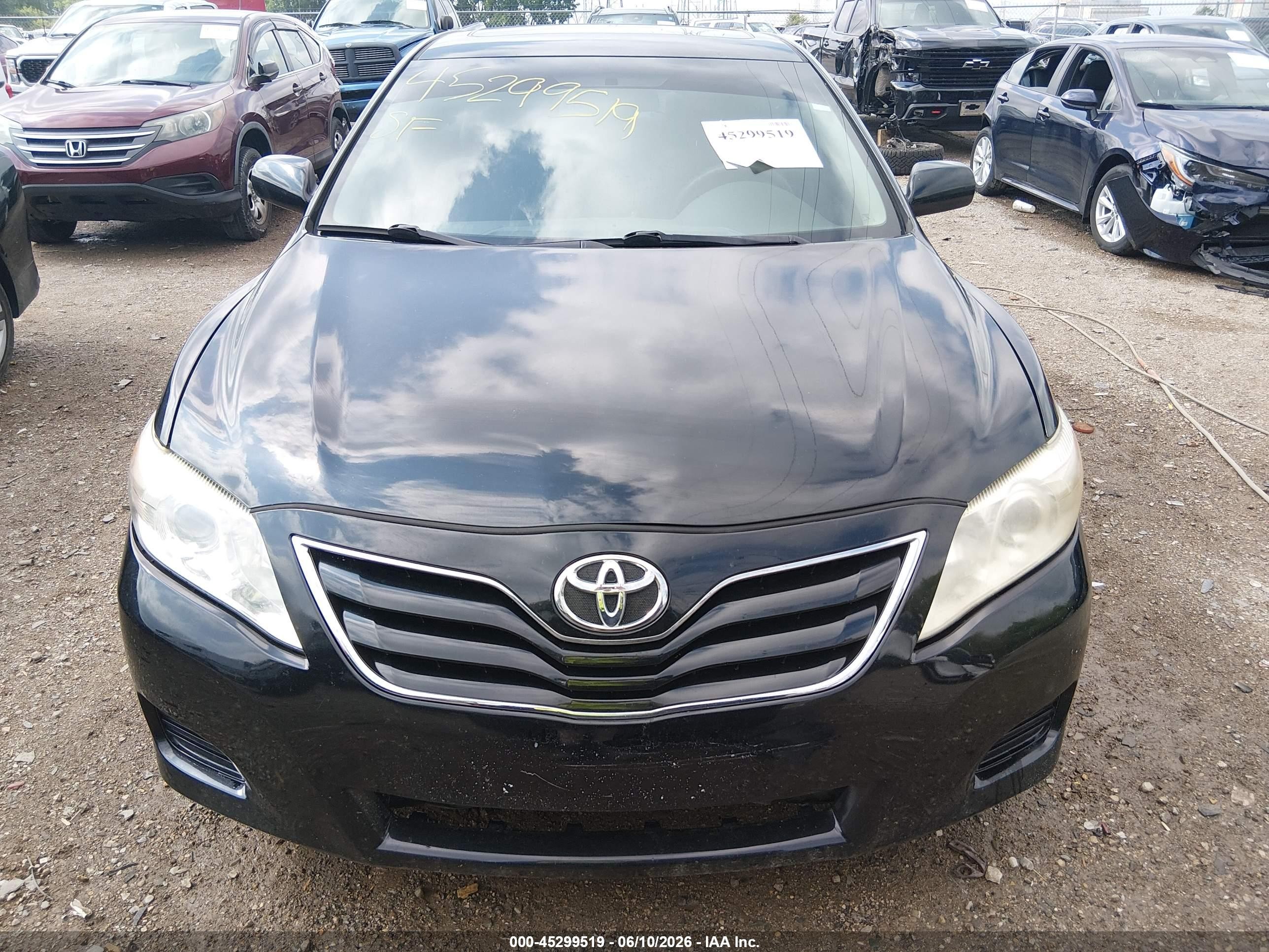 2011 Toyota Camry Le Black vin: 4T4BF3EK5BR101888